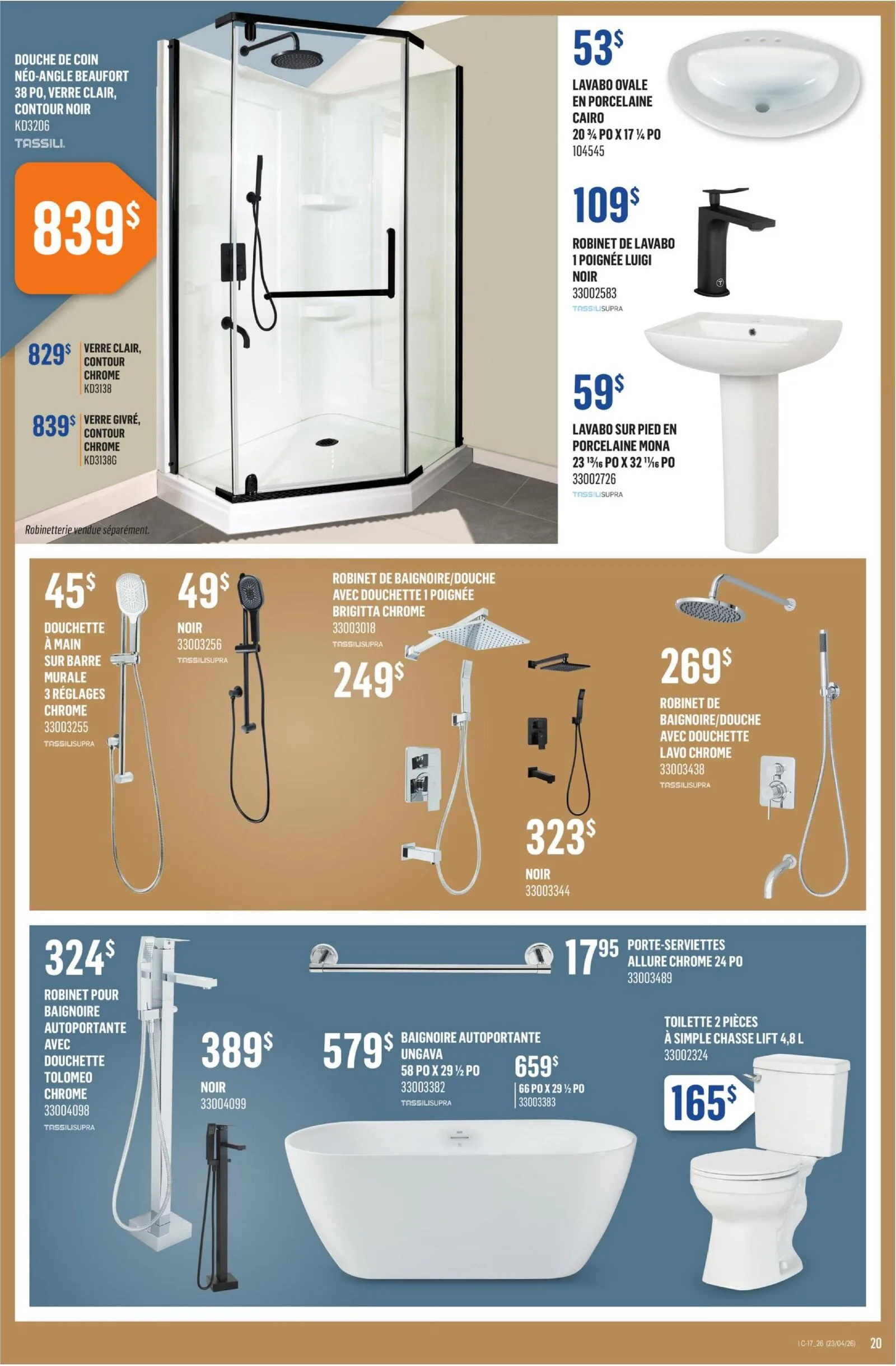 Page 21 de la Circulaire Canac du 23 au 29 avril 2026