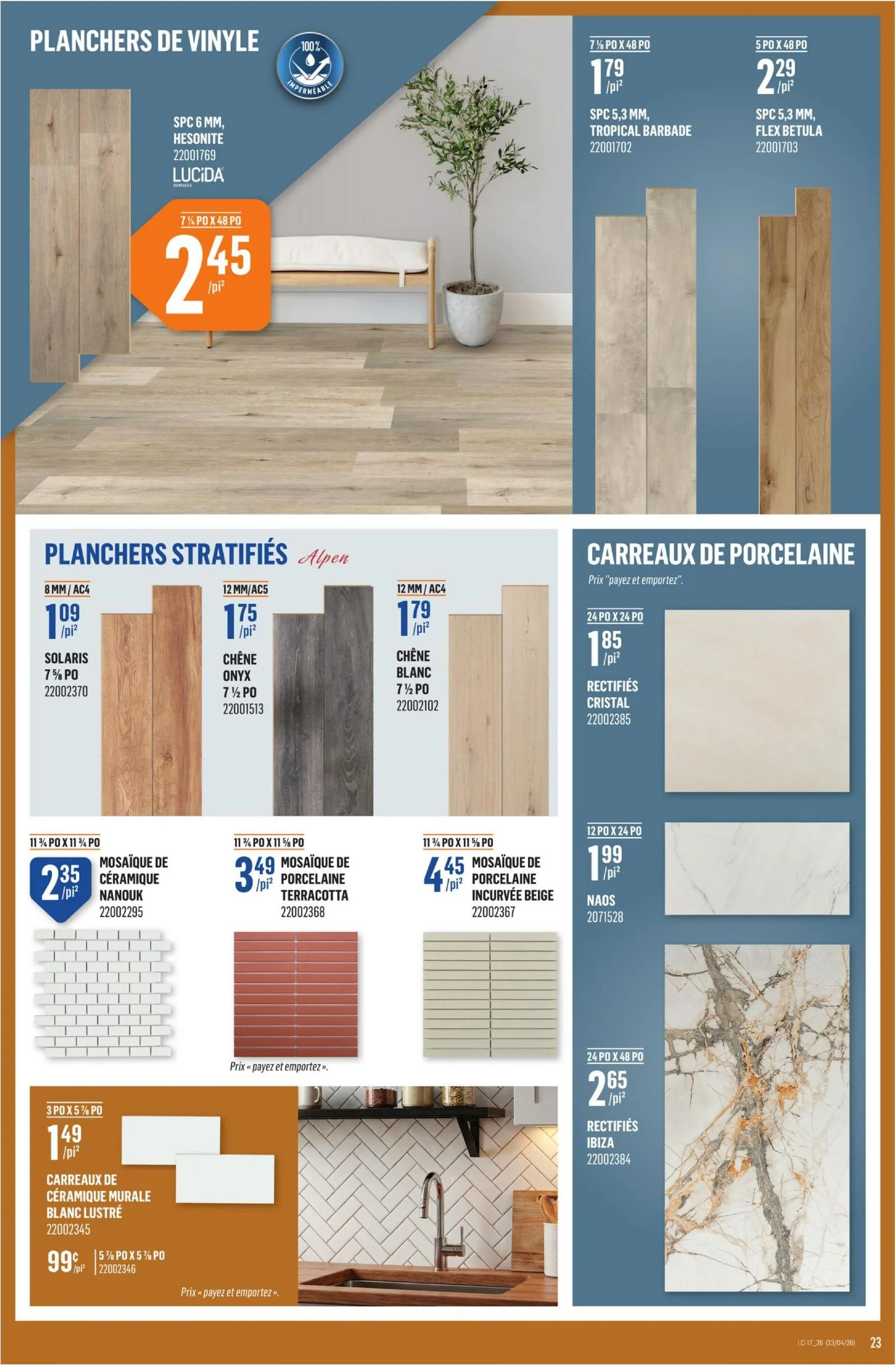 Page 24 de la Circulaire Canac du 23 au 29 avril 2026