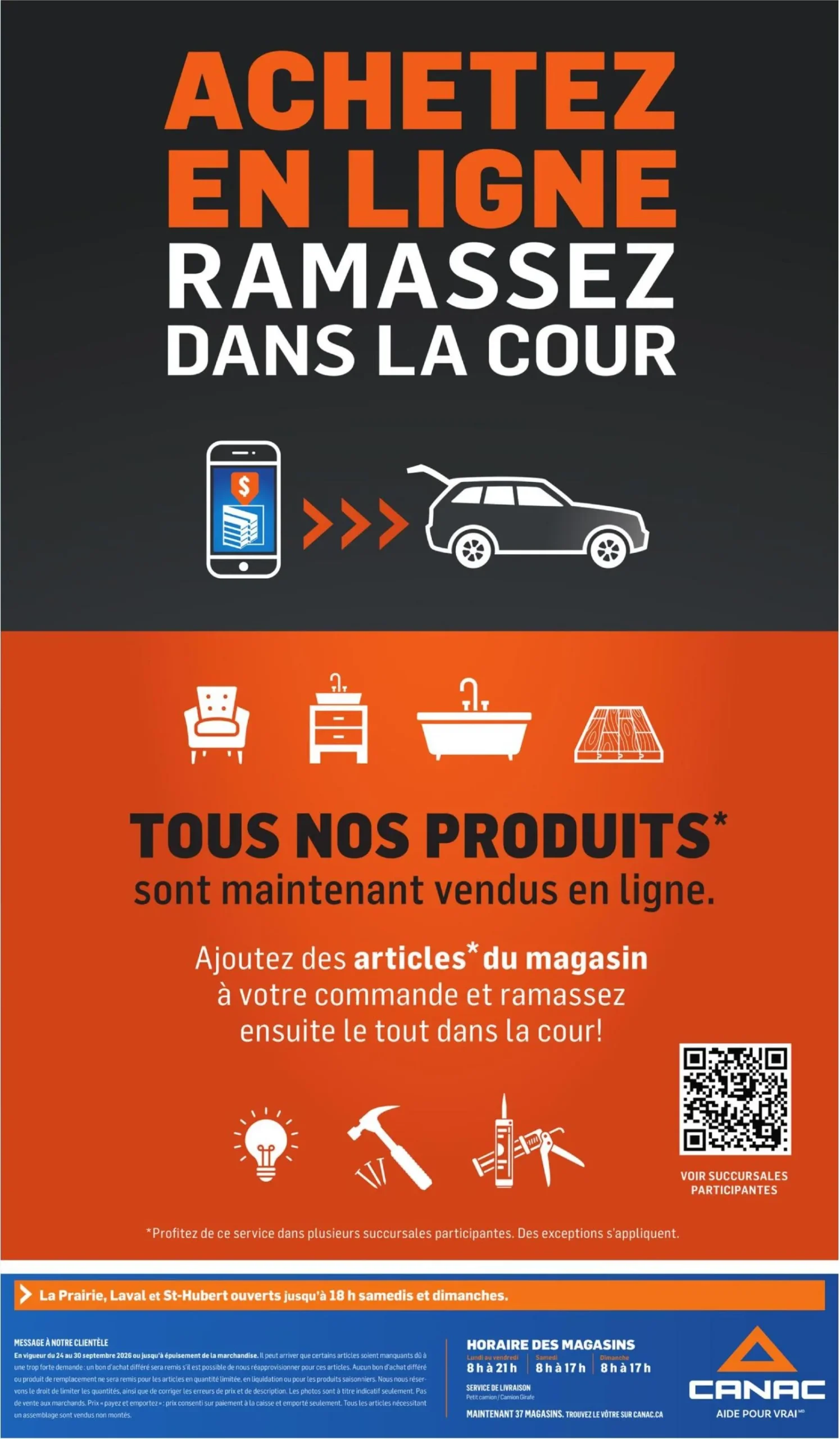 Page 16 de la Circulaire Canac du 24 au 30 septembre 2026