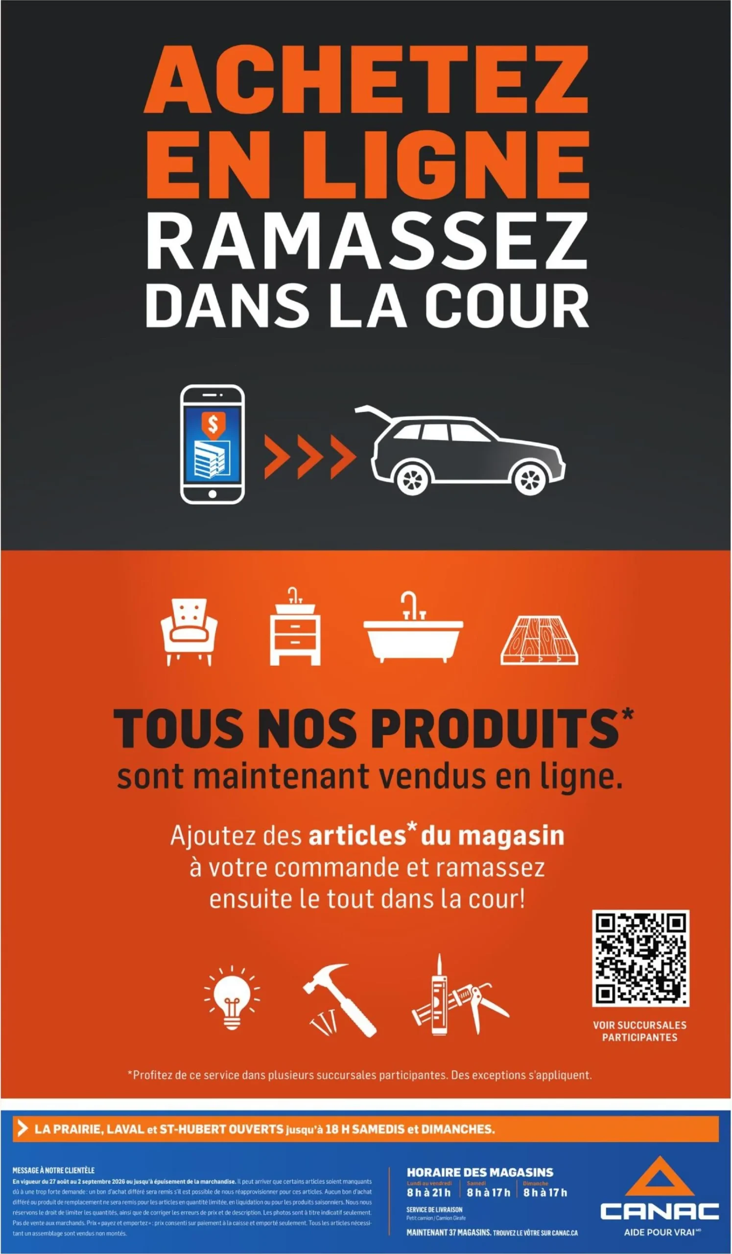 Page 20 de la Circulaire Canac du 27 août au 2 septembre 2026