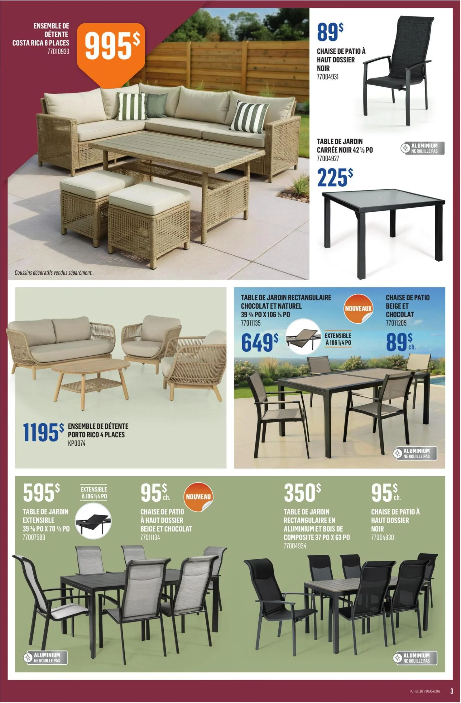 Page 3 de la Circulaire Canac du 30 avril au 6 mai 2026