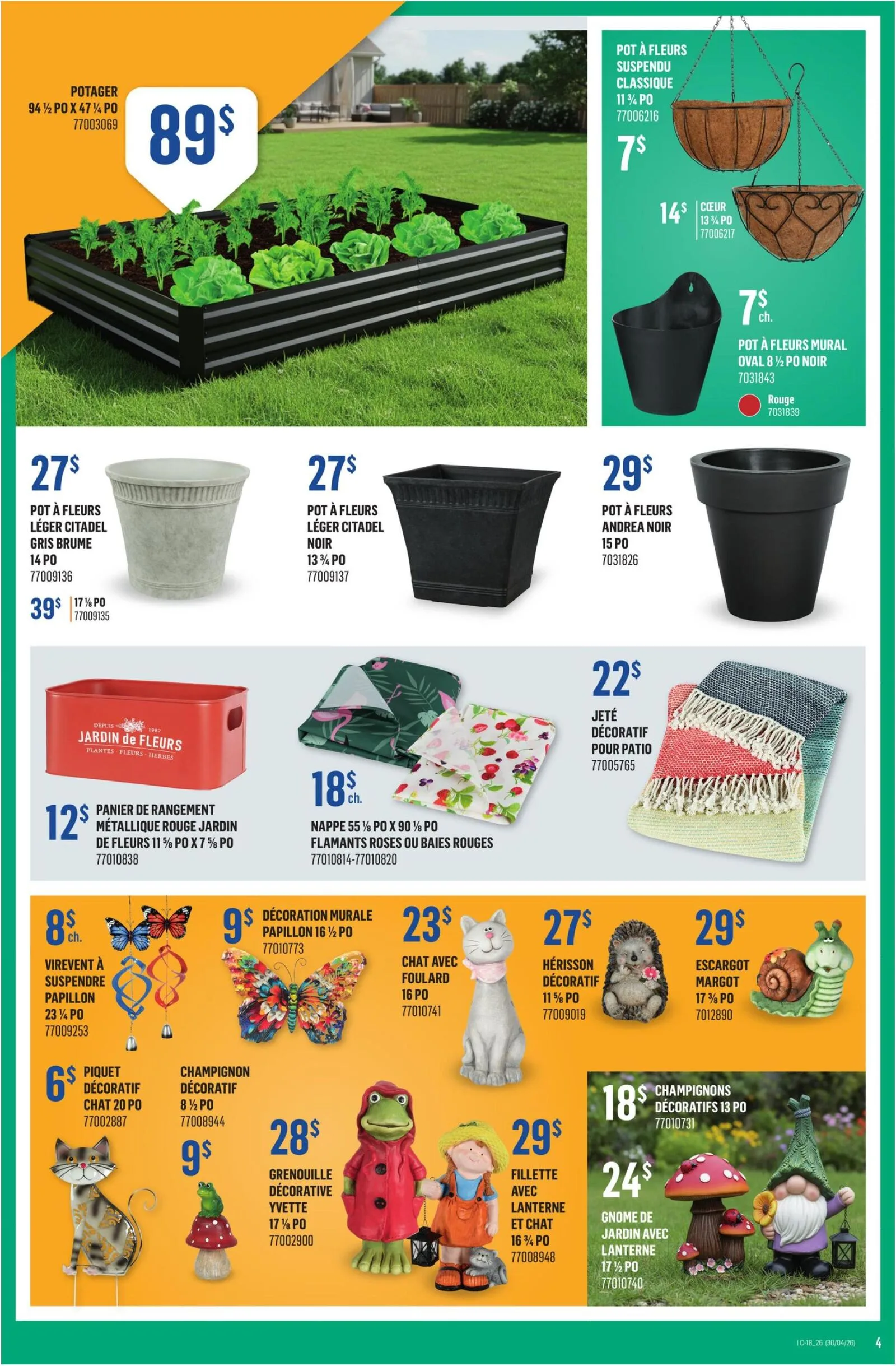 Page 4 de la Circulaire Canac du 30 avril au 6 mai 2026