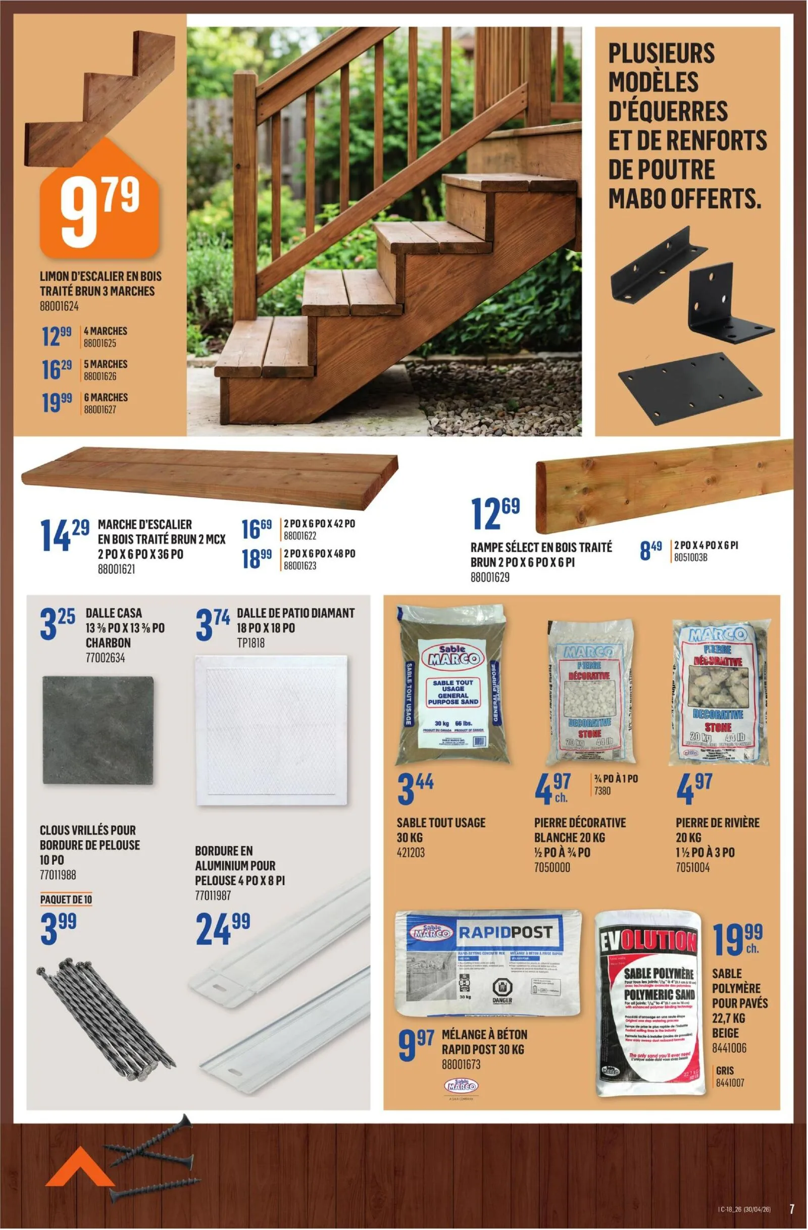 Page 7 de la Circulaire Canac du 30 avril au 6 mai 2026