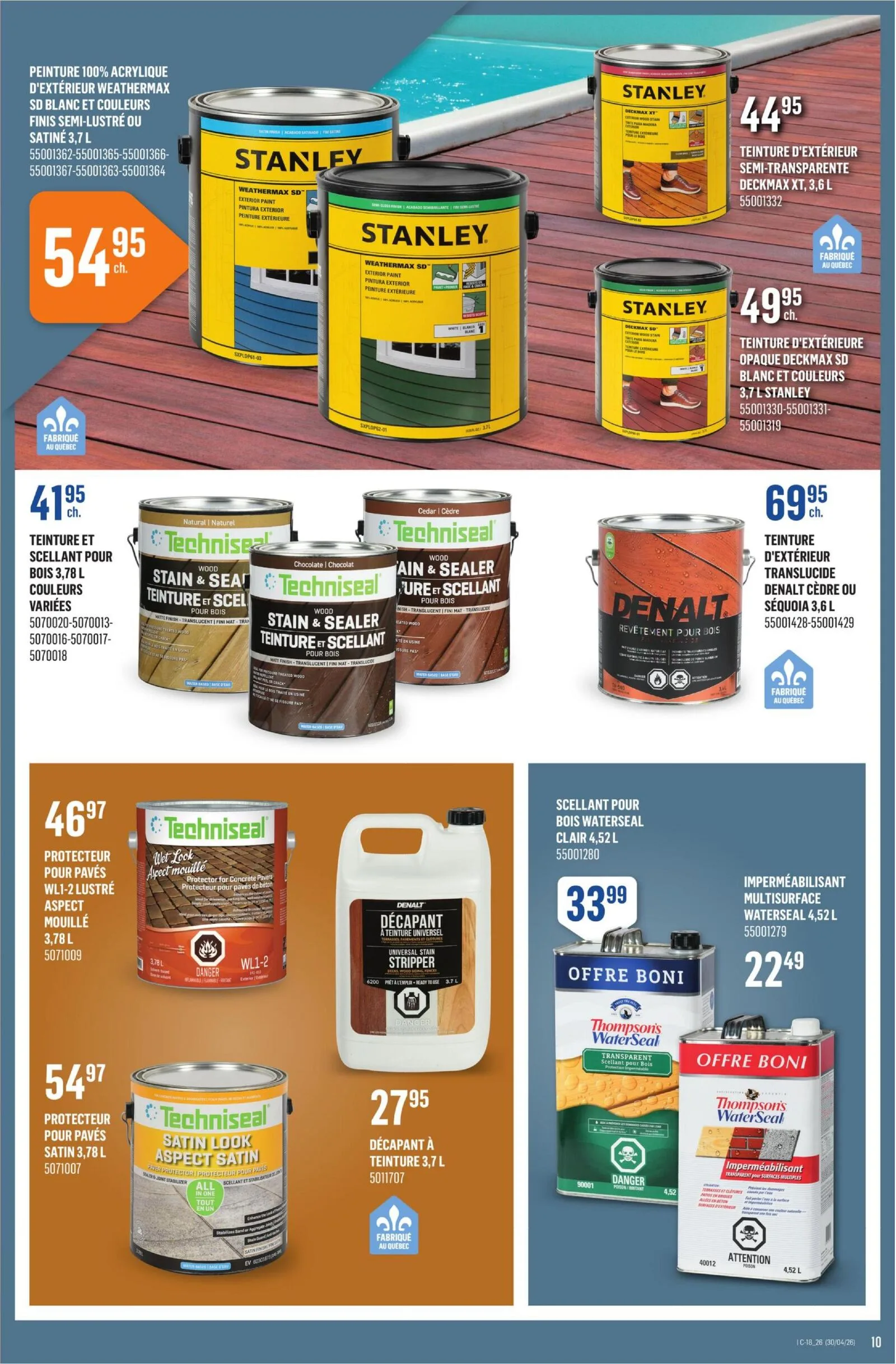 Page 10 de la Circulaire Canac du 30 avril au 6 mai 2026