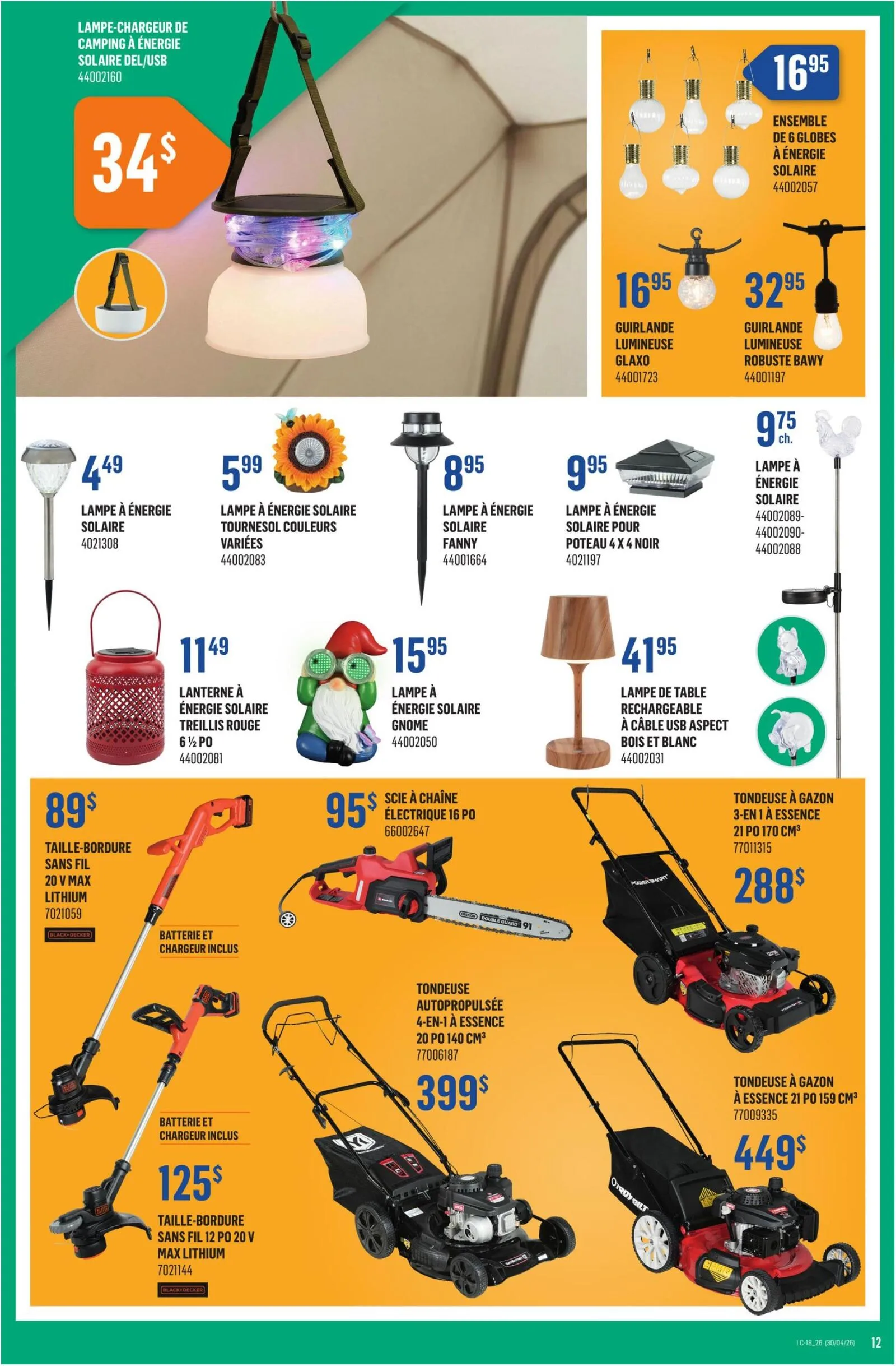 Page 12 de la Circulaire Canac du 30 avril au 6 mai 2026