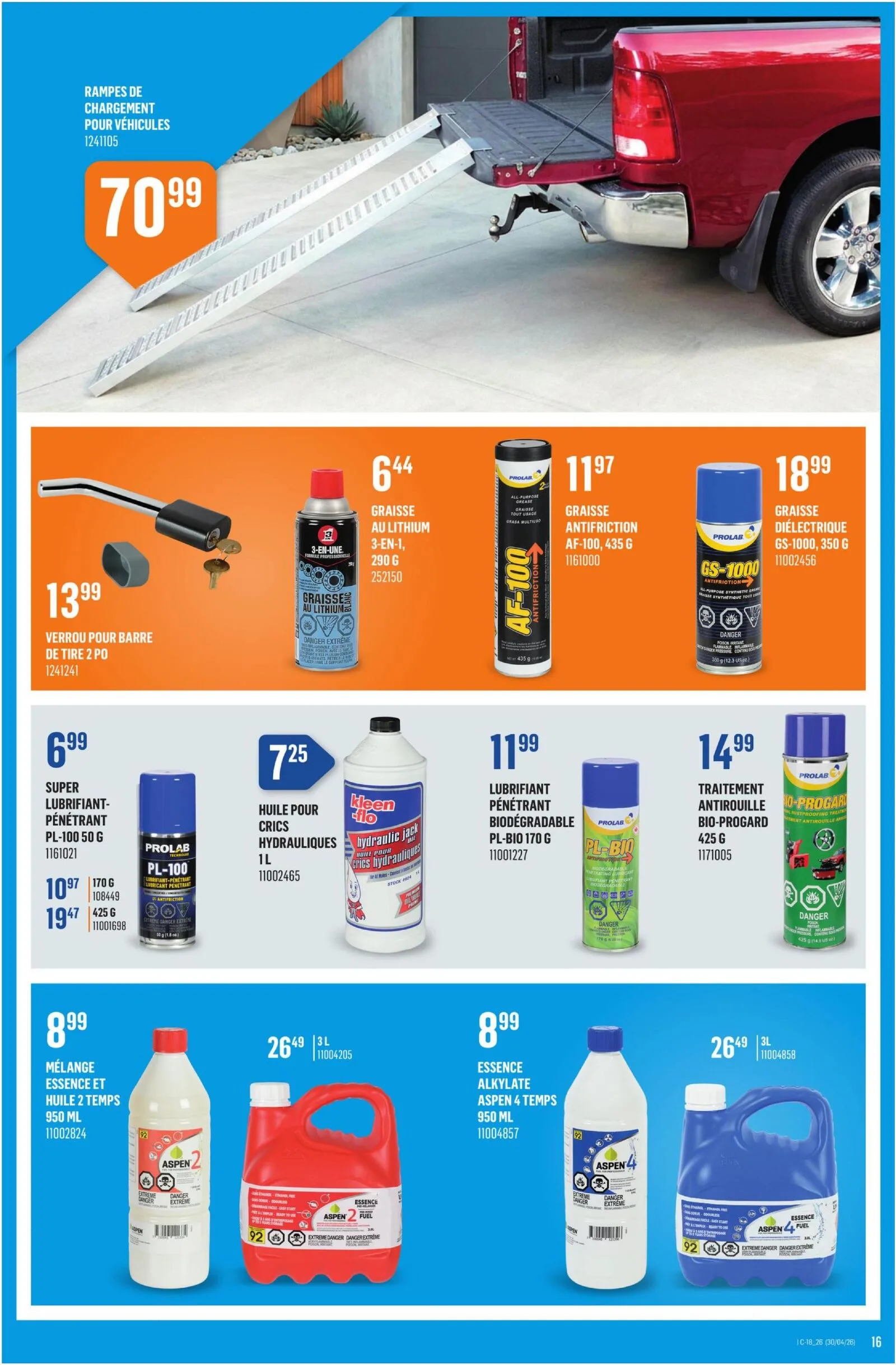 Page 16 de la Circulaire Canac du 30 avril au 6 mai 2026