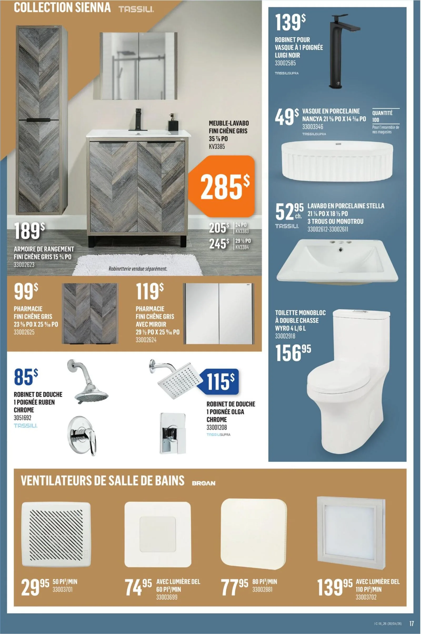 Page 17 de la Circulaire Canac du 30 avril au 6 mai 2026