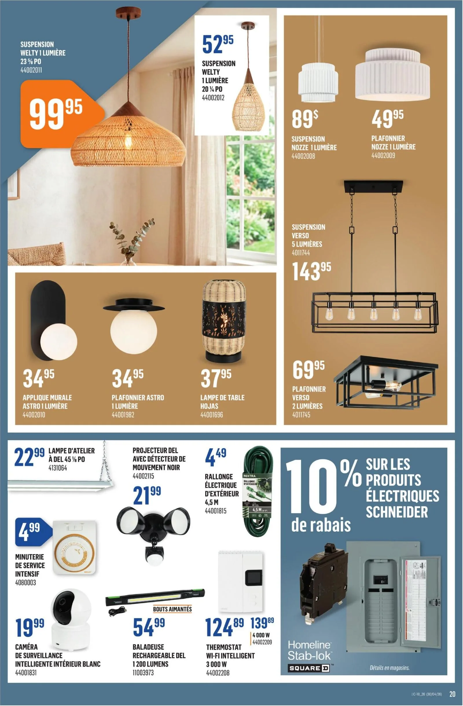 Page 20 de la Circulaire Canac du 30 avril au 6 mai 2026