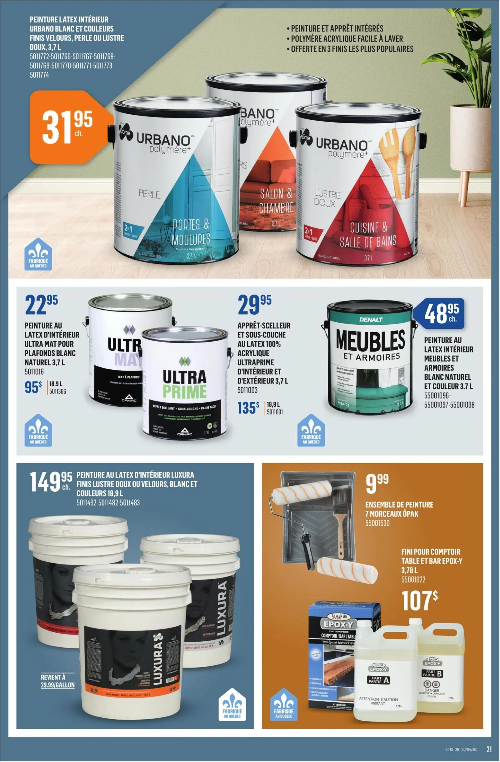 Page 21 de la Circulaire Canac du 30 avril au 6 mai 2026