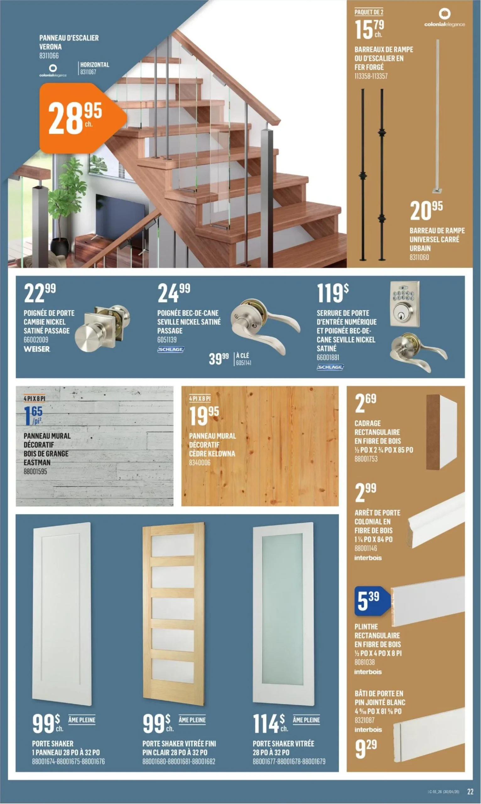 Page 22 de la Circulaire Canac du 30 avril au 6 mai 2026