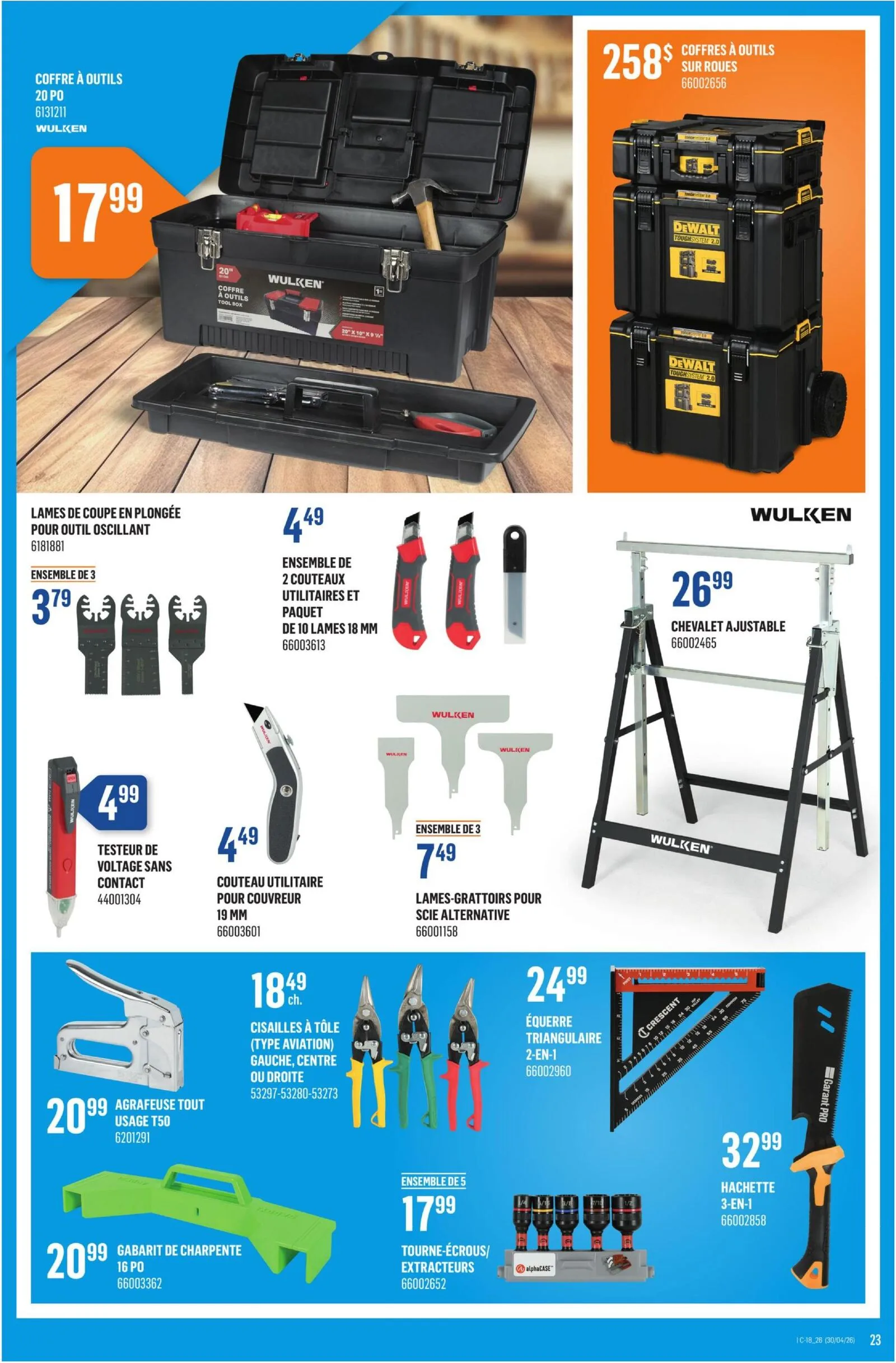 Page 23 de la Circulaire Canac du 30 avril au 6 mai 2026