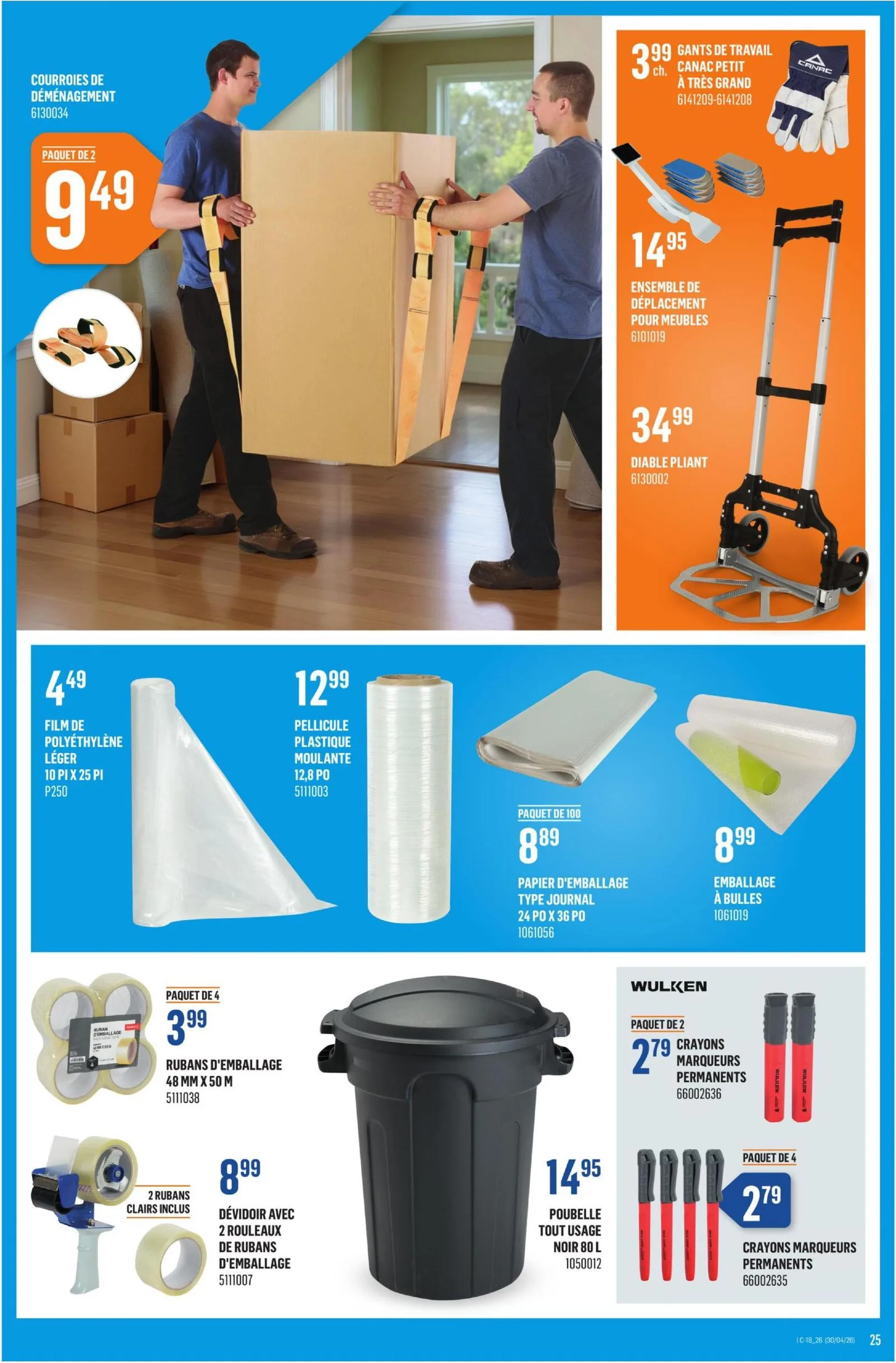 Page 25 de la Circulaire Canac du 30 avril au 6 mai 2026