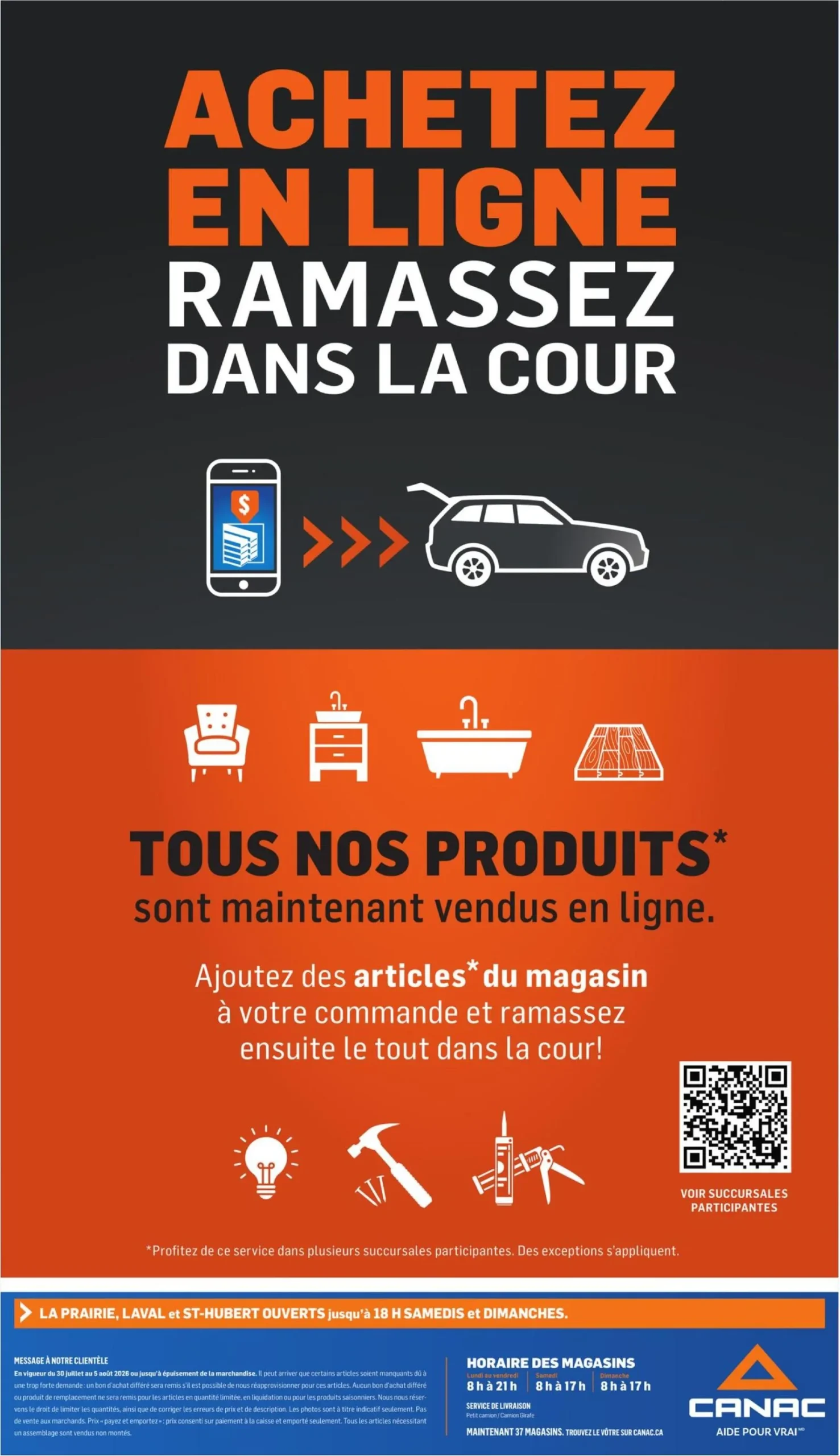Page 18 de la Circulaire Canac du 30 juillet au 5 août 2026