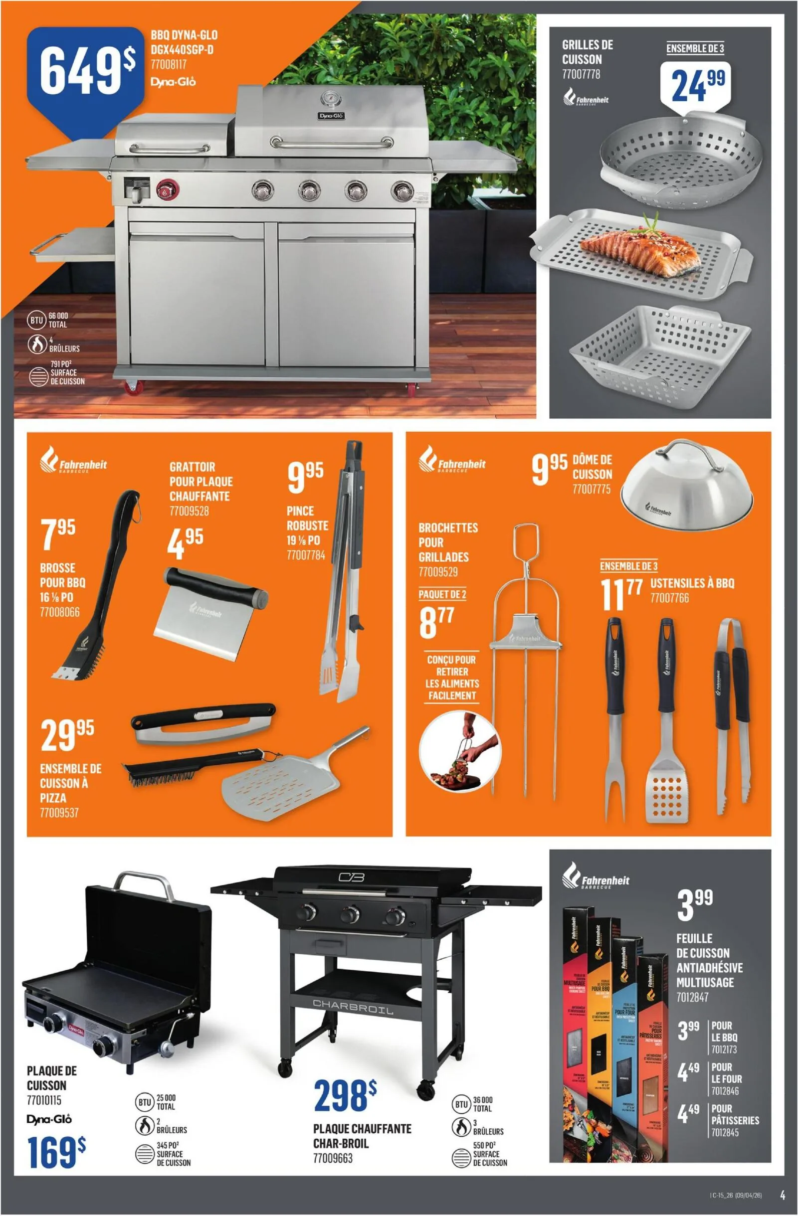Page 4 de la Circulaire Canac du 9 au 15 avril 2026