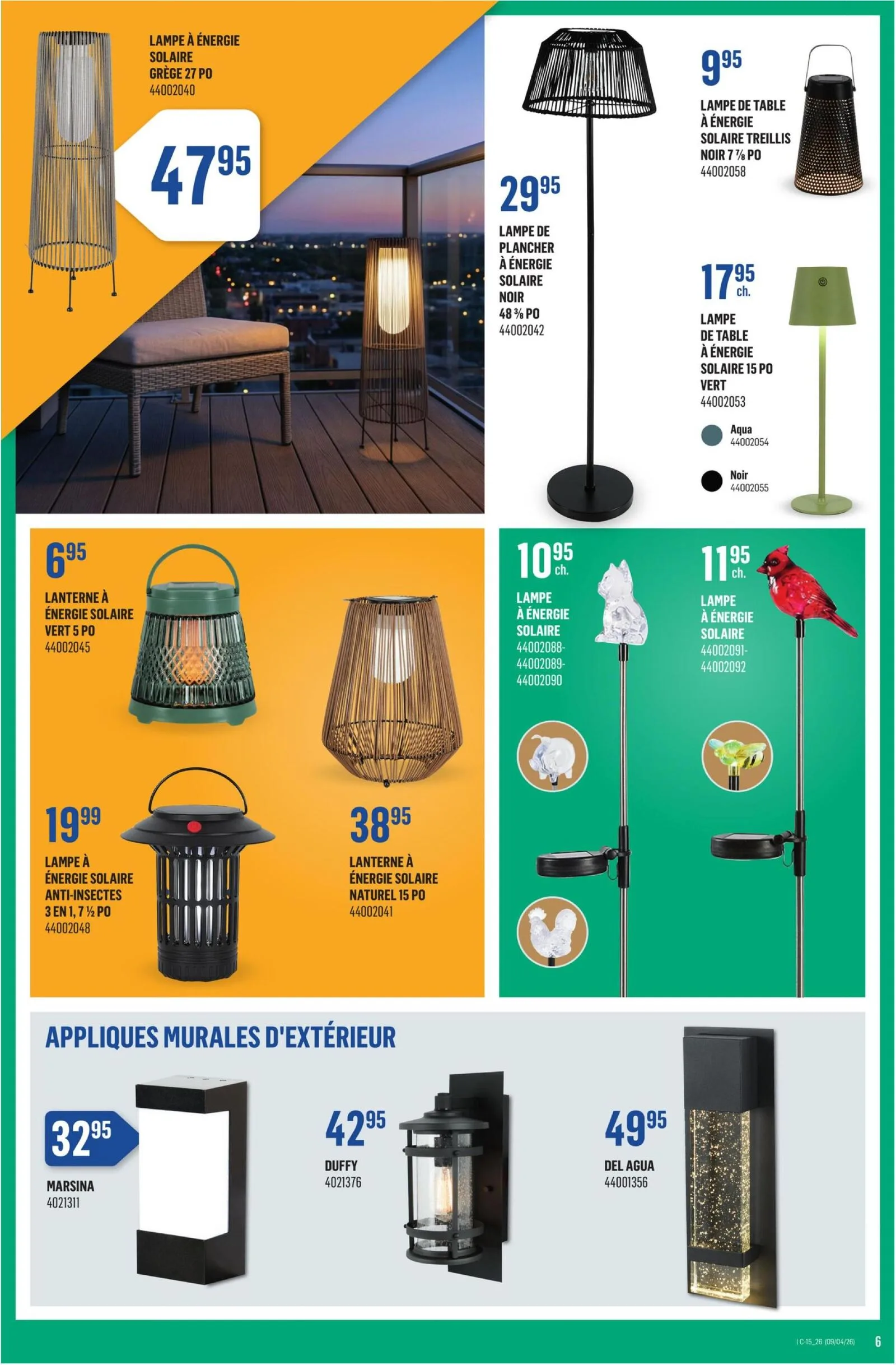 Page 6 de la Circulaire Canac du 9 au 15 avril 2026