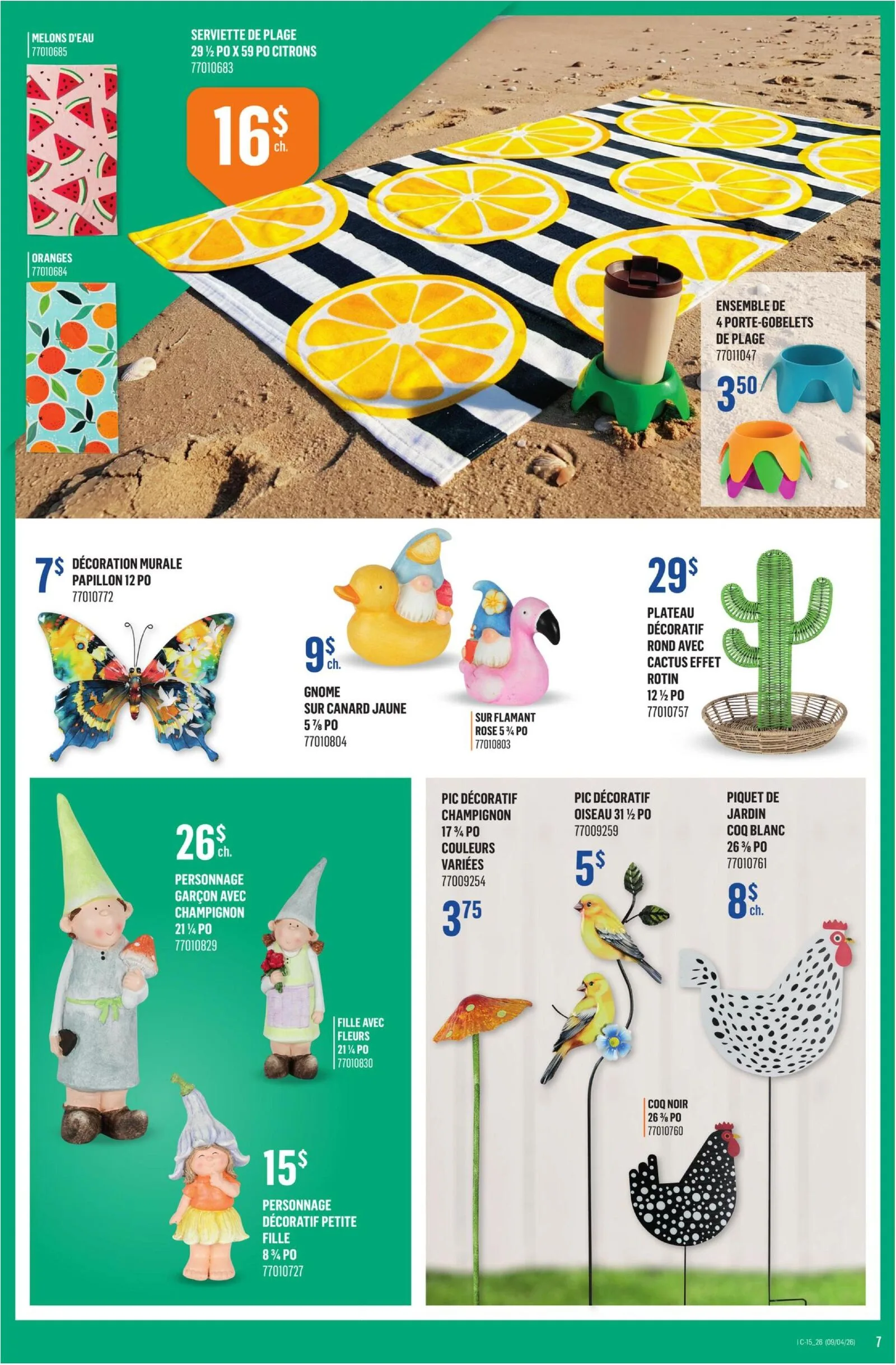 Page 7 de la Circulaire Canac du 9 au 15 avril 2026