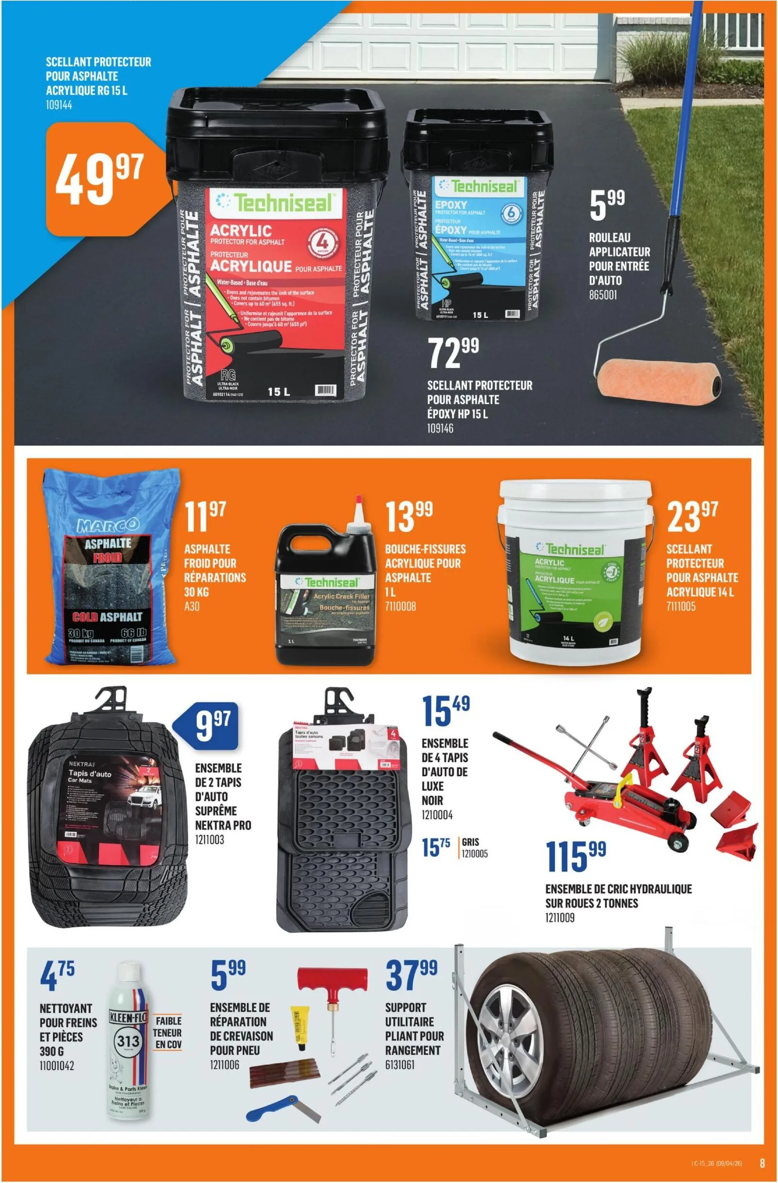 Page 8 de la Circulaire Canac du 9 au 15 avril 2026