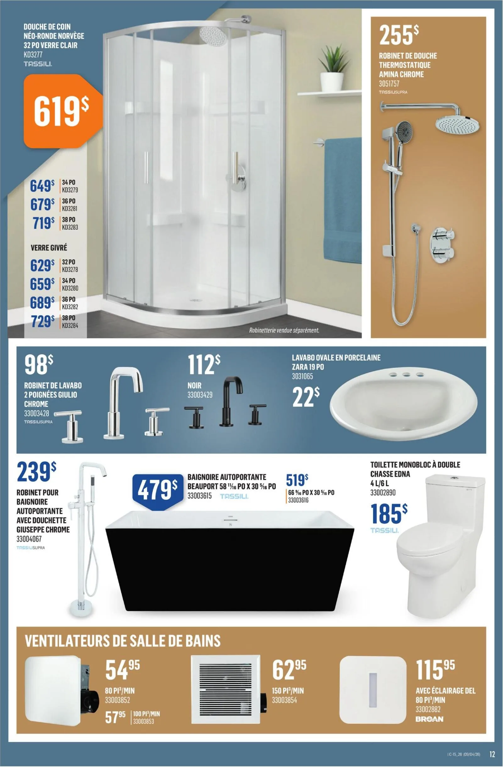 Page 12 de la Circulaire Canac du 9 au 15 avril 2026