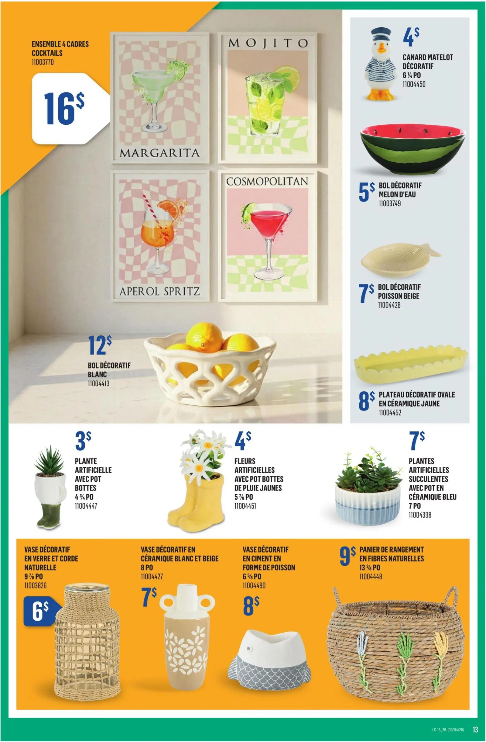 Page 13 de la Circulaire Canac du 9 au 15 avril 2026