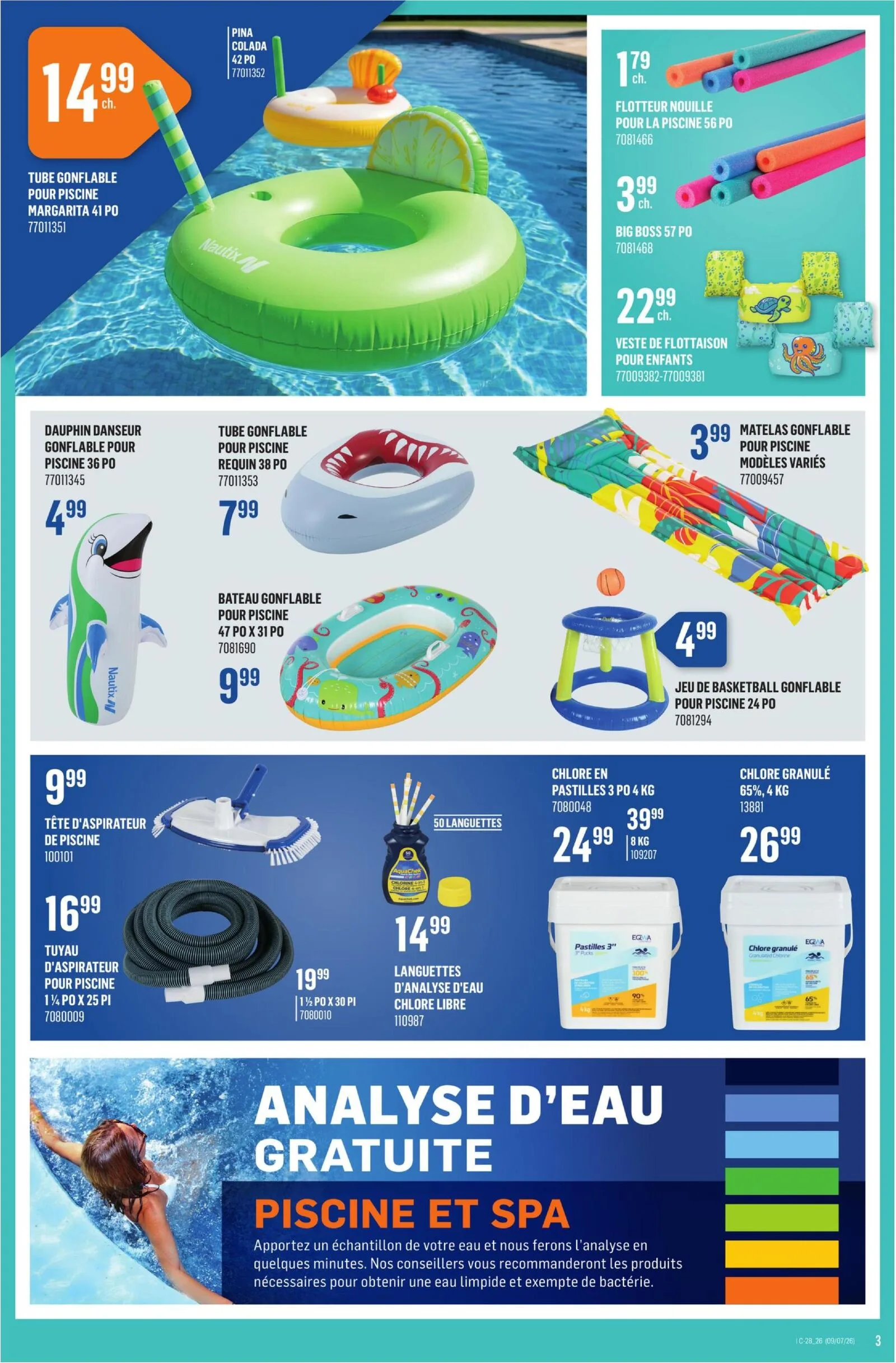 Page 3 de la Circulaire Canac du 9 au 15 juillet 2026