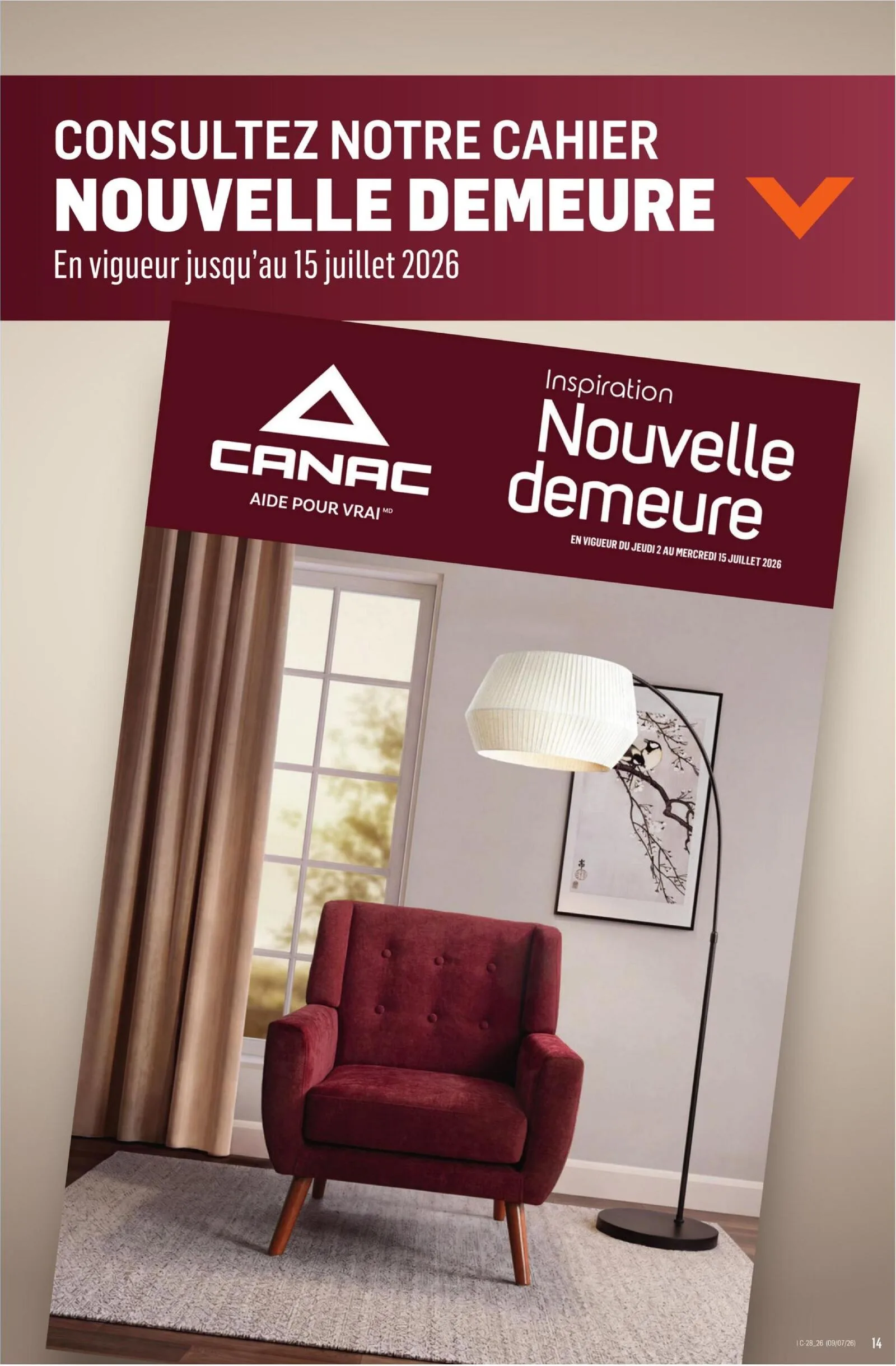 Page 15 de la Circulaire Canac du 9 au 15 juillet 2026