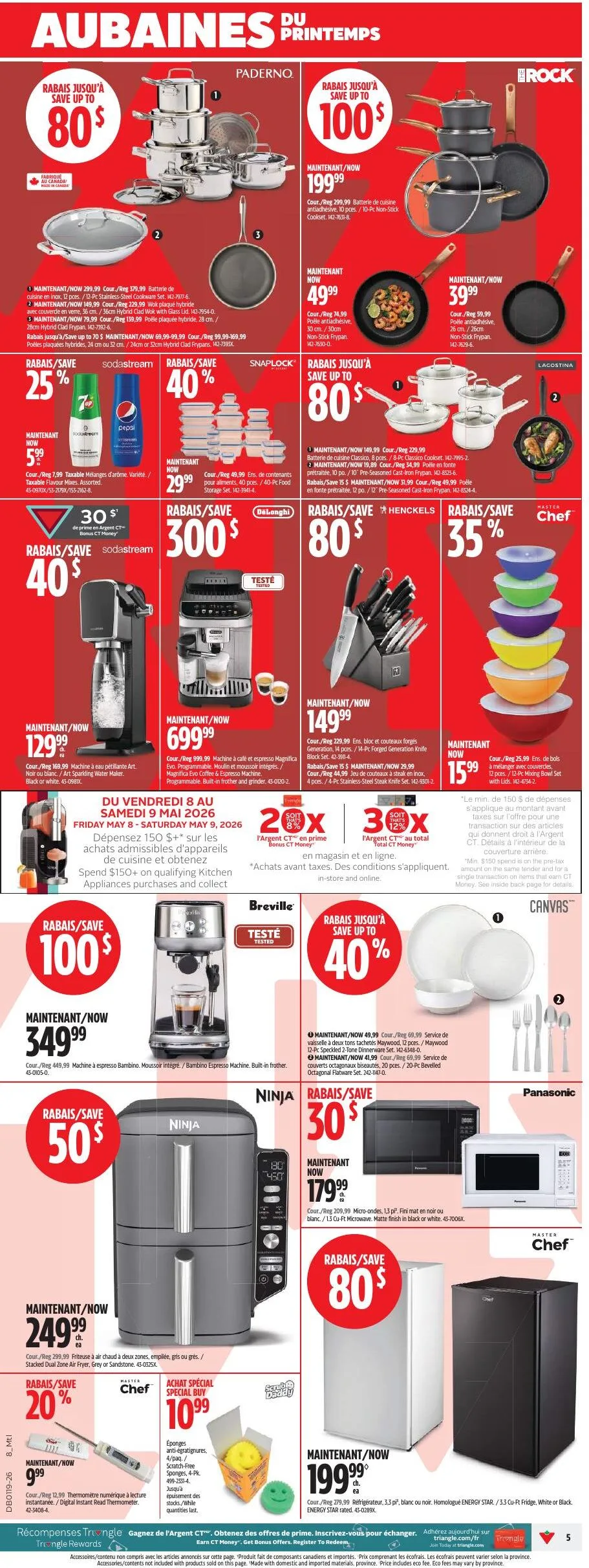 Page 5 de la Circulaire Canadian Tire Aubaines du Printemps du 7 au 13 mai 2026