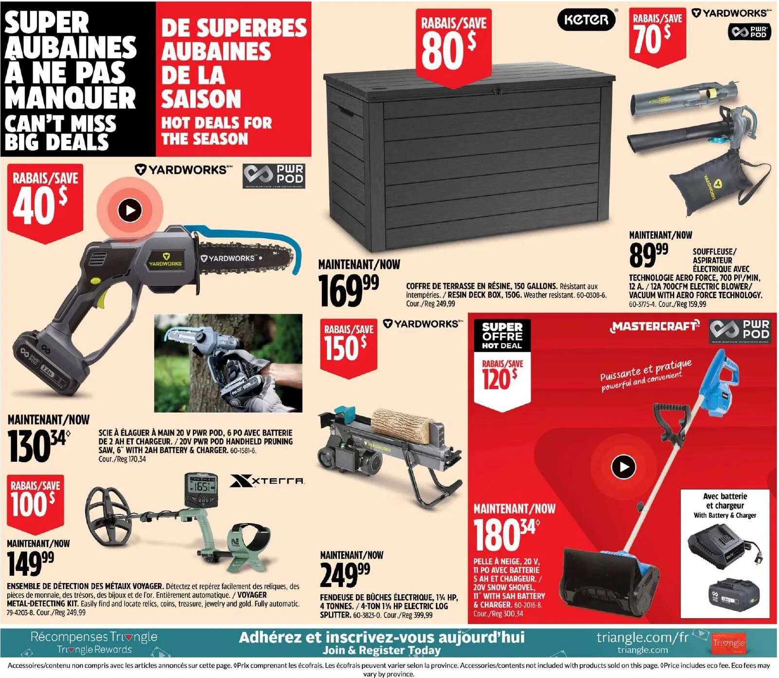 Page 6 de la Circulaire Canadian Tire Grand rouge de l&rsquo;automne du 17 au 24 septembre 2026