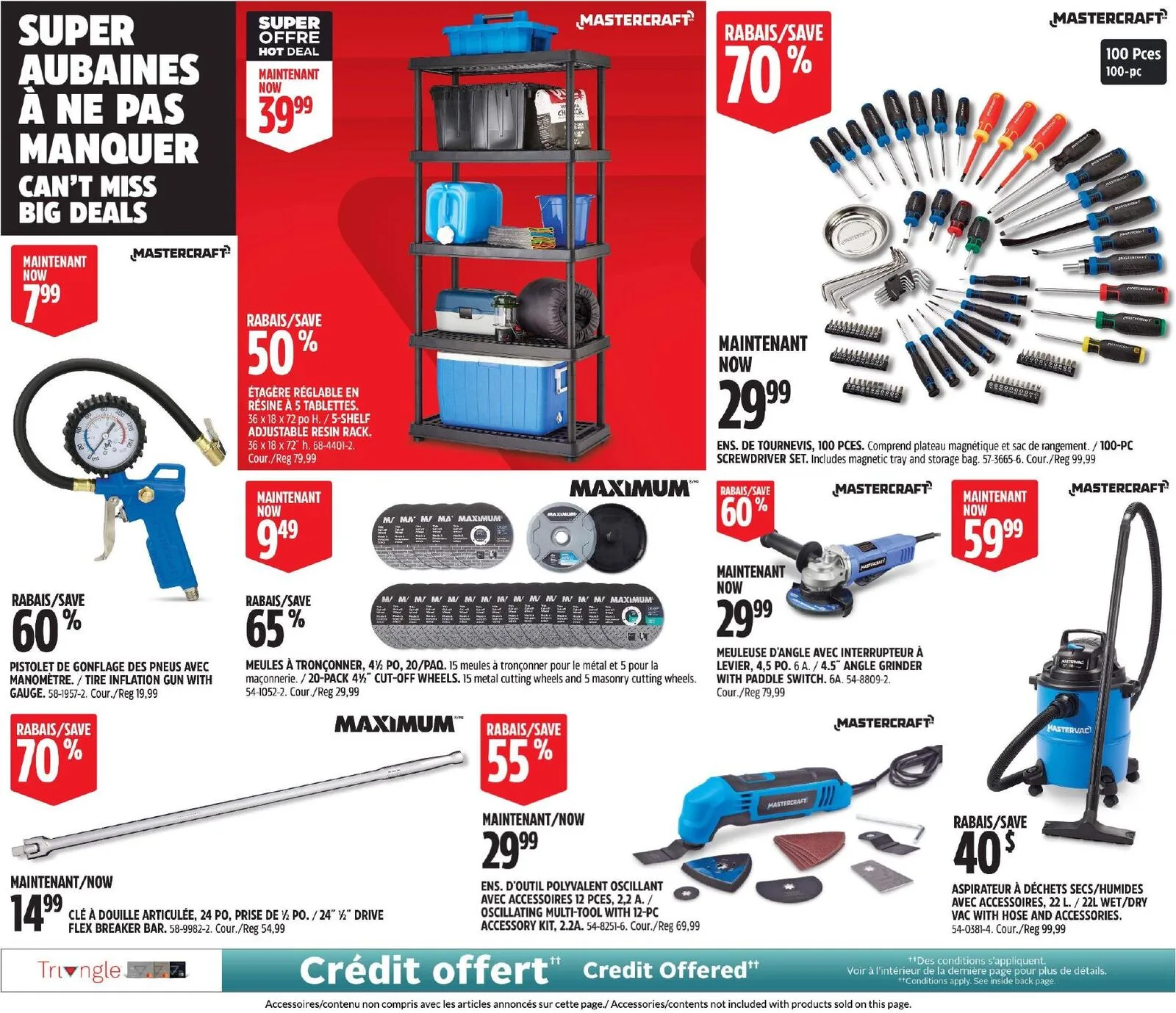 Page 13 de la Circulaire Canadian Tire Grand rouge de l&rsquo;automne du 17 au 24 septembre 2026