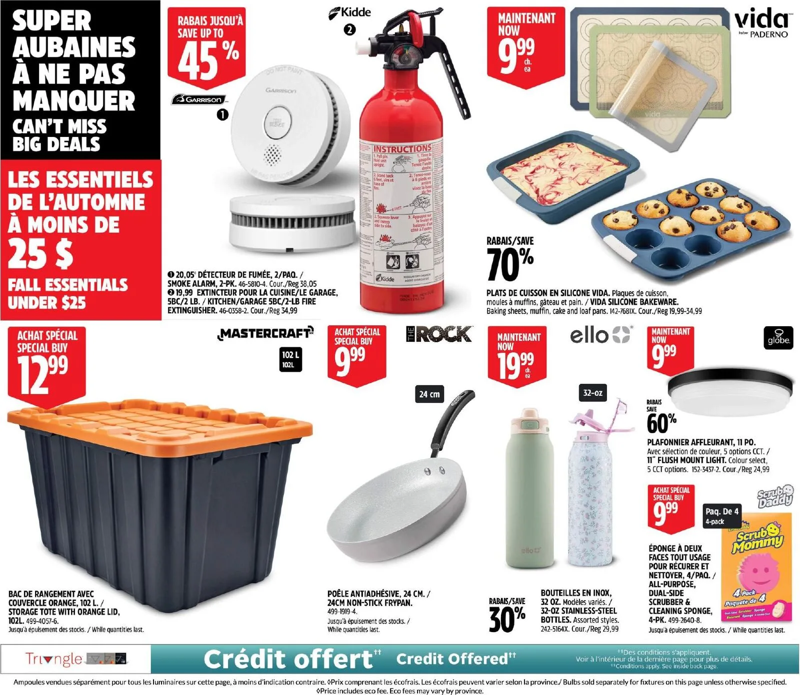 Page 18 de la Circulaire Canadian Tire Grand rouge de l&rsquo;automne du 17 au 24 septembre 2026