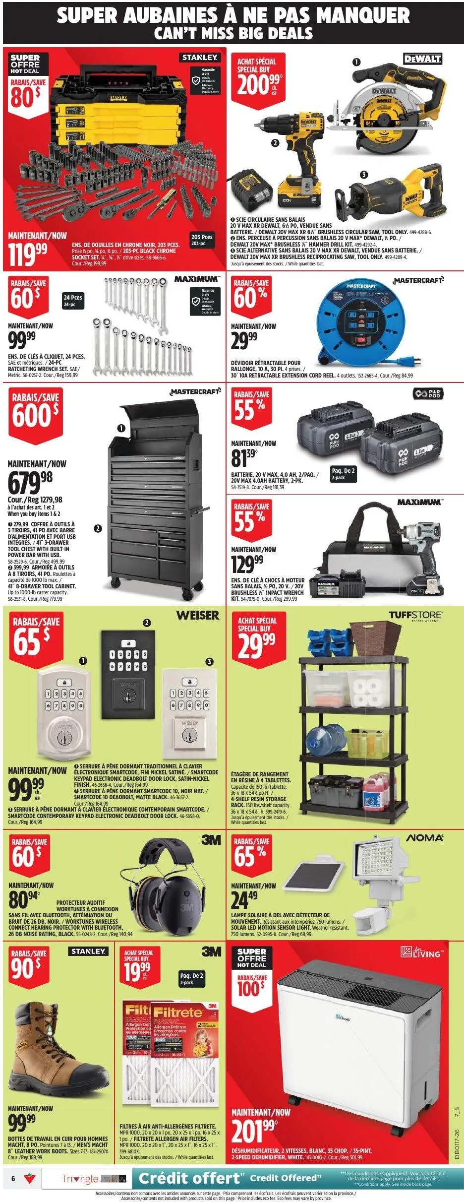 Page 6 de la Circulaire Canadian Tire Grand rouge du printemps du 23 au 30 avril 2026