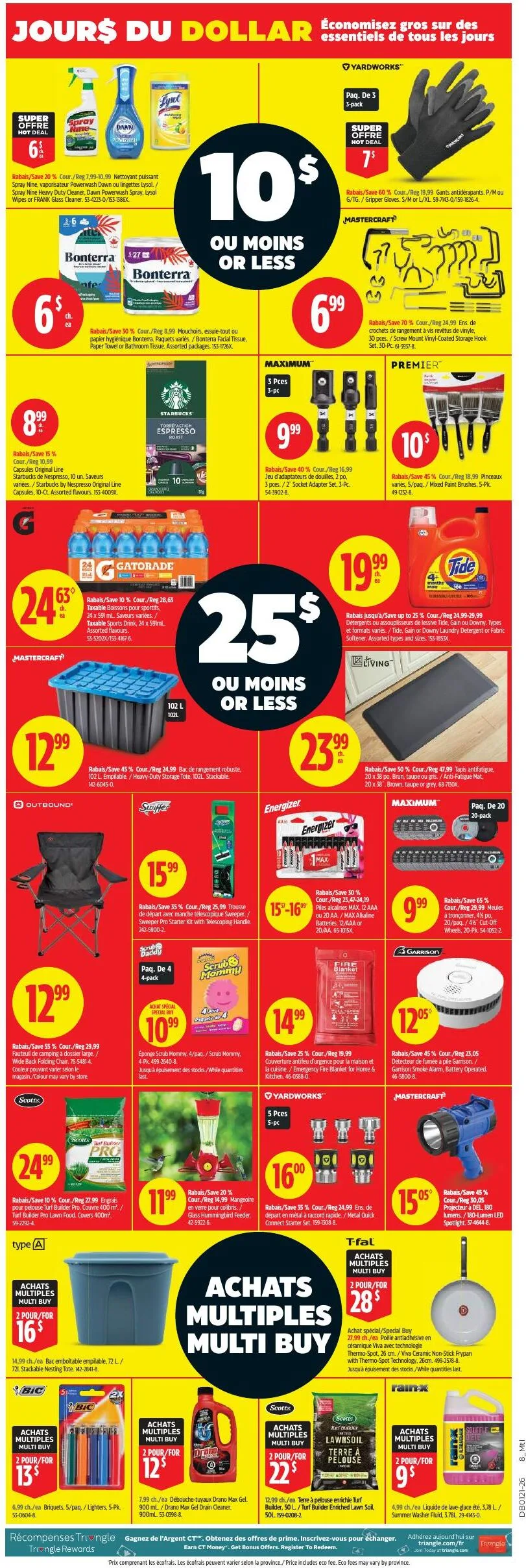 Page 2 de la Circulaire Canadian Tire Jours du dollar du 21 au 27 mai 2026