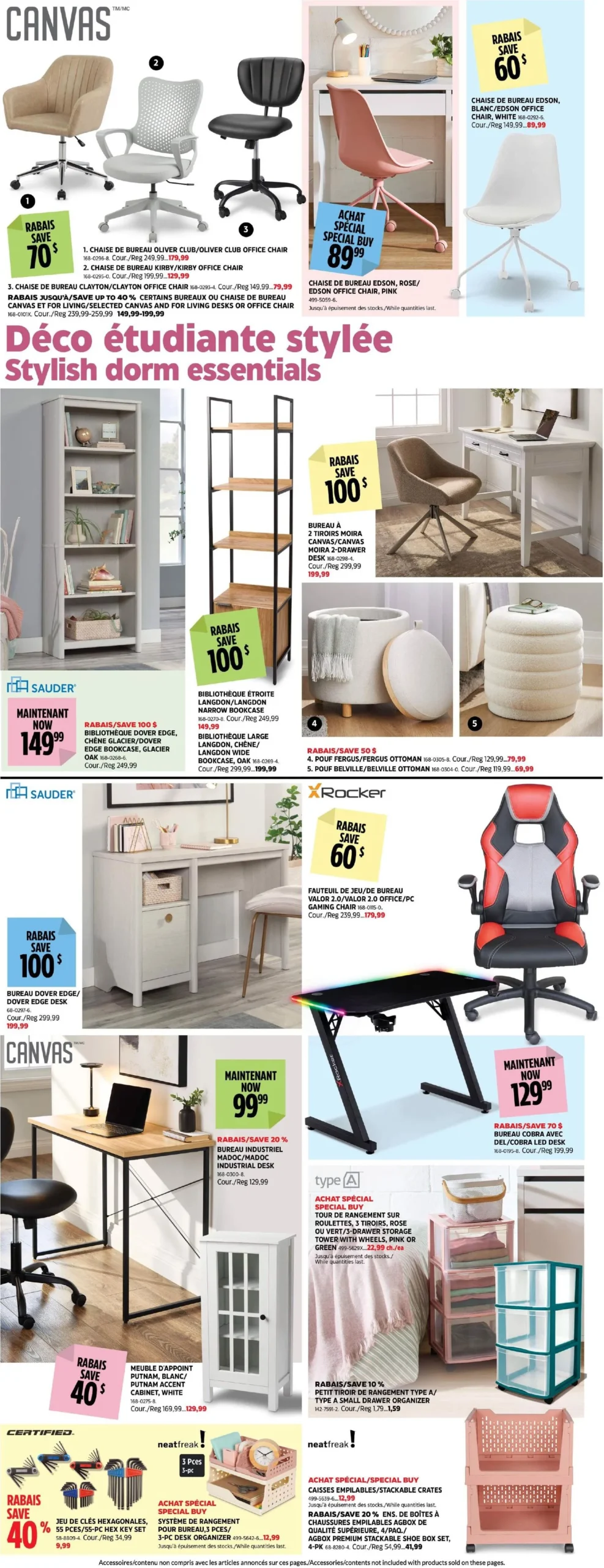 Page 4 de la Circulaire Canadian Tire Retour En Classe du 6 au 26 août 2026