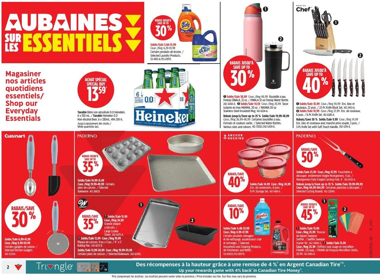 Page 2 de la Circulaire Canadian Tire du 16 au 22 avril 2026