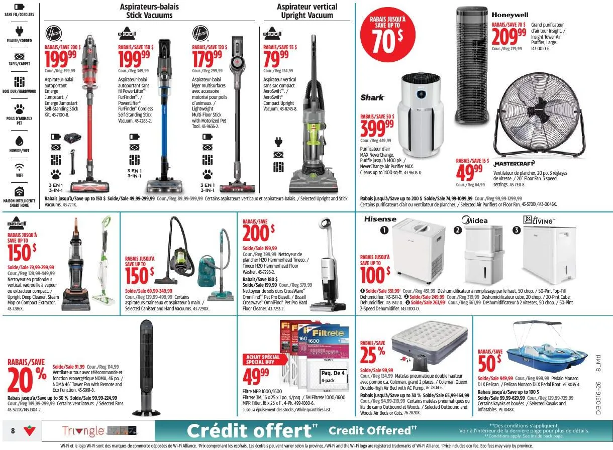 Page 8 de la Circulaire Canadian Tire du 16 au 22 avril 2026