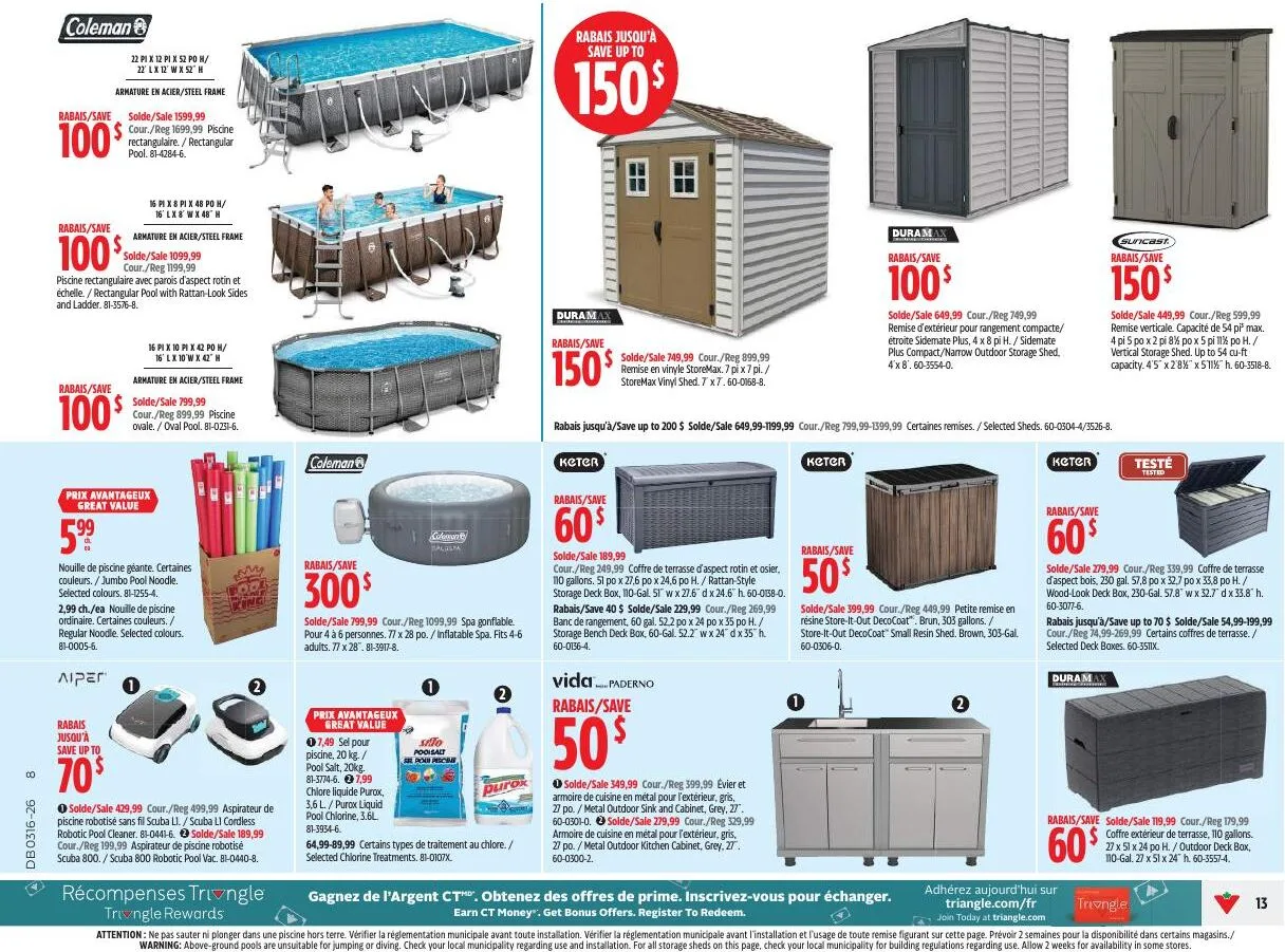 Page 13 de la Circulaire Canadian Tire du 16 au 22 avril 2026