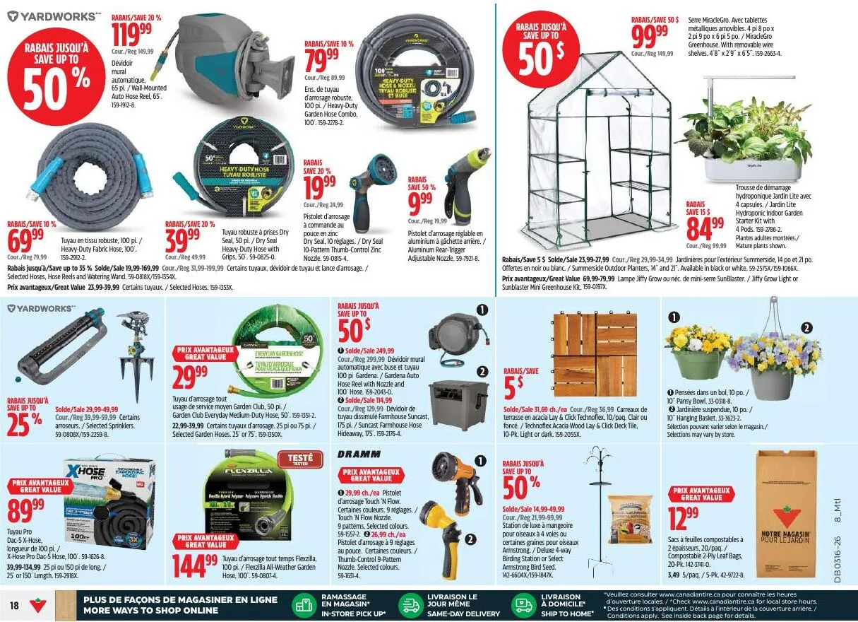 Page 18 de la Circulaire Canadian Tire du 16 au 22 avril 2026