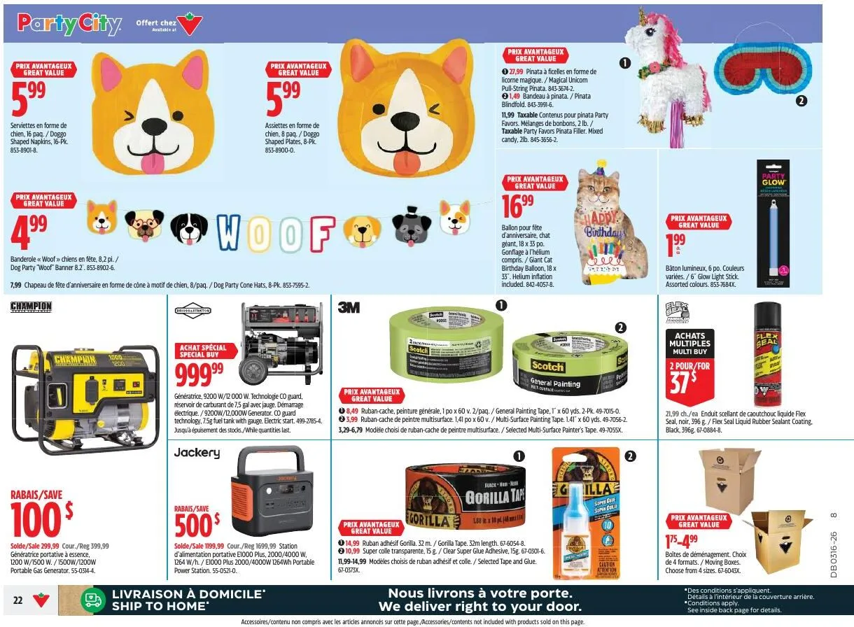 Page 22 de la Circulaire Canadian Tire du 16 au 22 avril 2026
