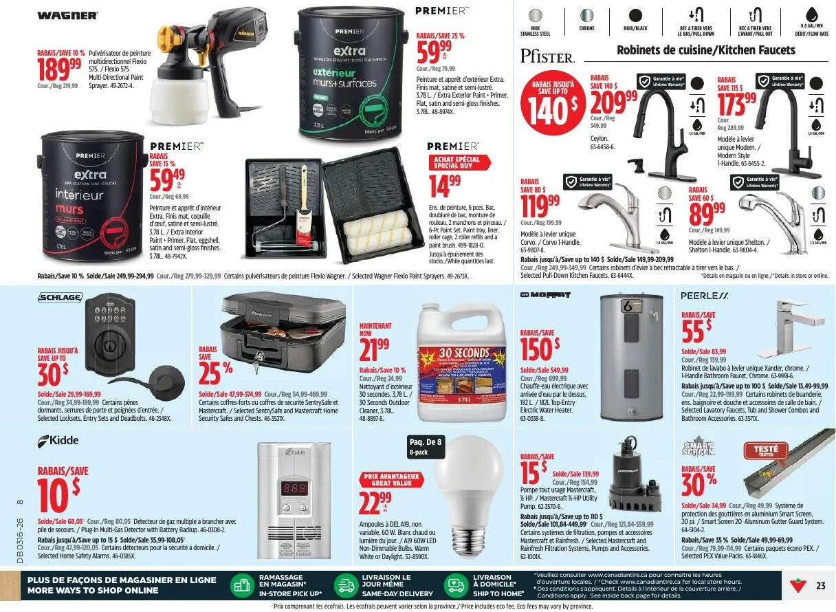 Page 23 de la Circulaire Canadian Tire du 16 au 22 avril 2026