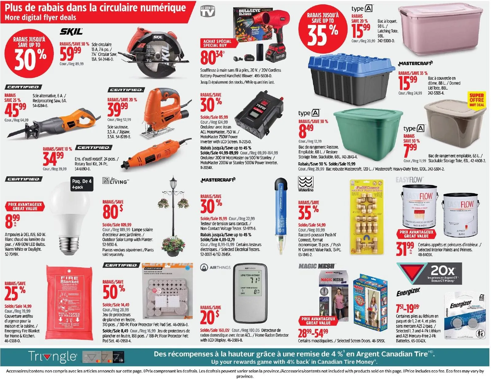 Page 12 de la Circulaire Canadian Tire du 17 au 24 septembre 2026