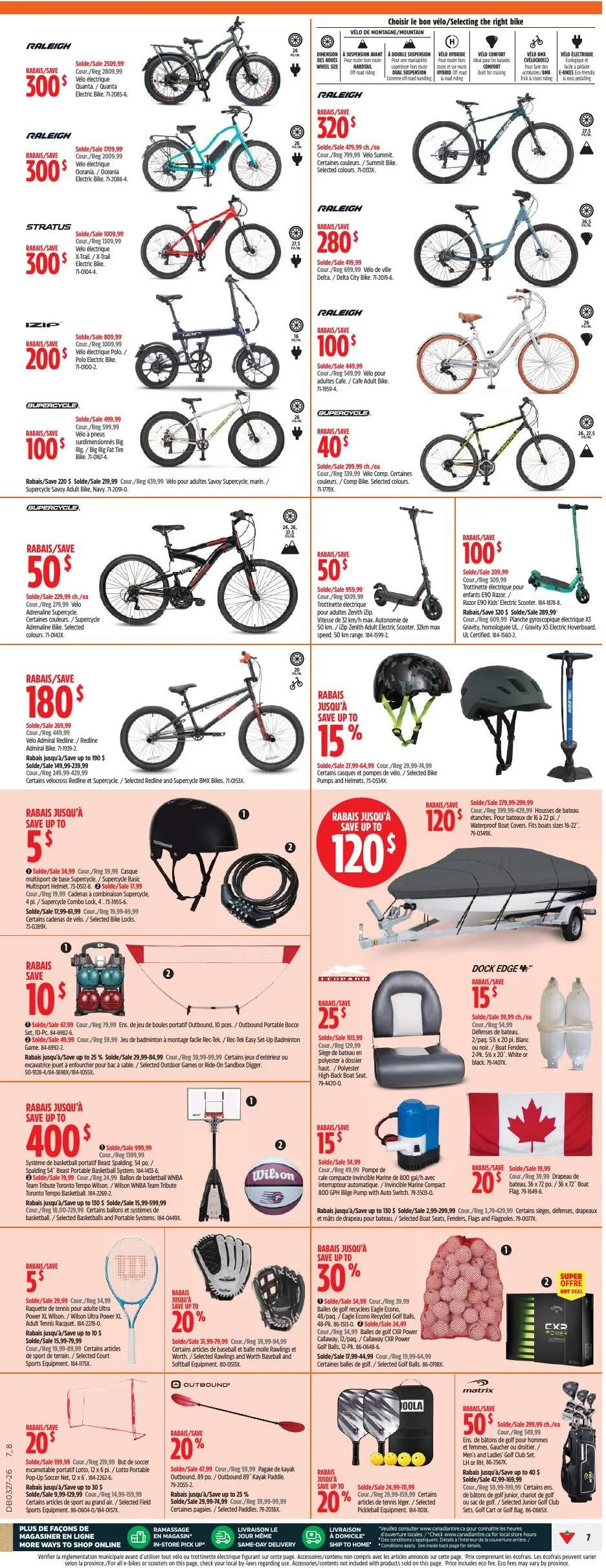 Page 7 de la Circulaire Canadian Tire du 2 au 8 juillet 2026