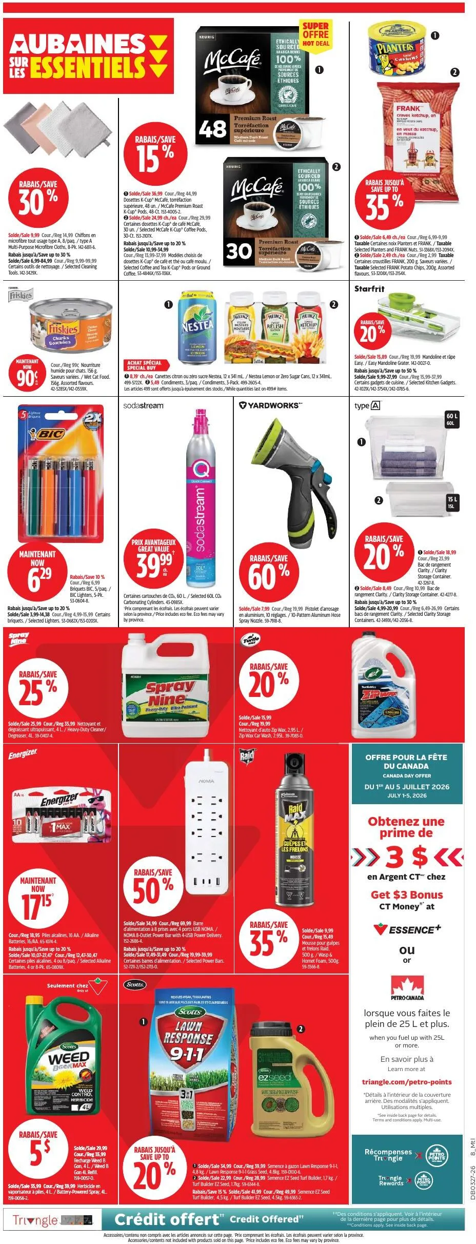 Page 16 de la Circulaire Canadian Tire du 2 au 8 juillet 2026