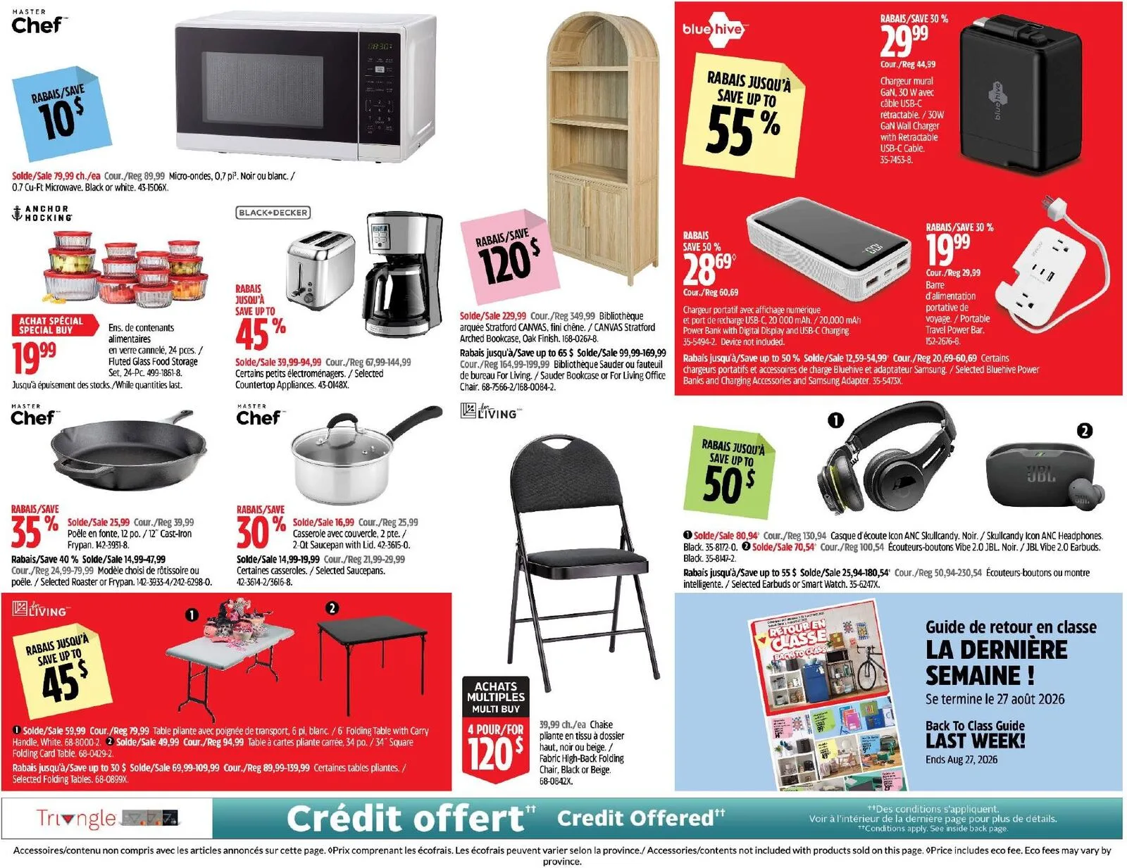 Page 3 de la Circulaire Canadian Tire du 20 au 26 août 2026