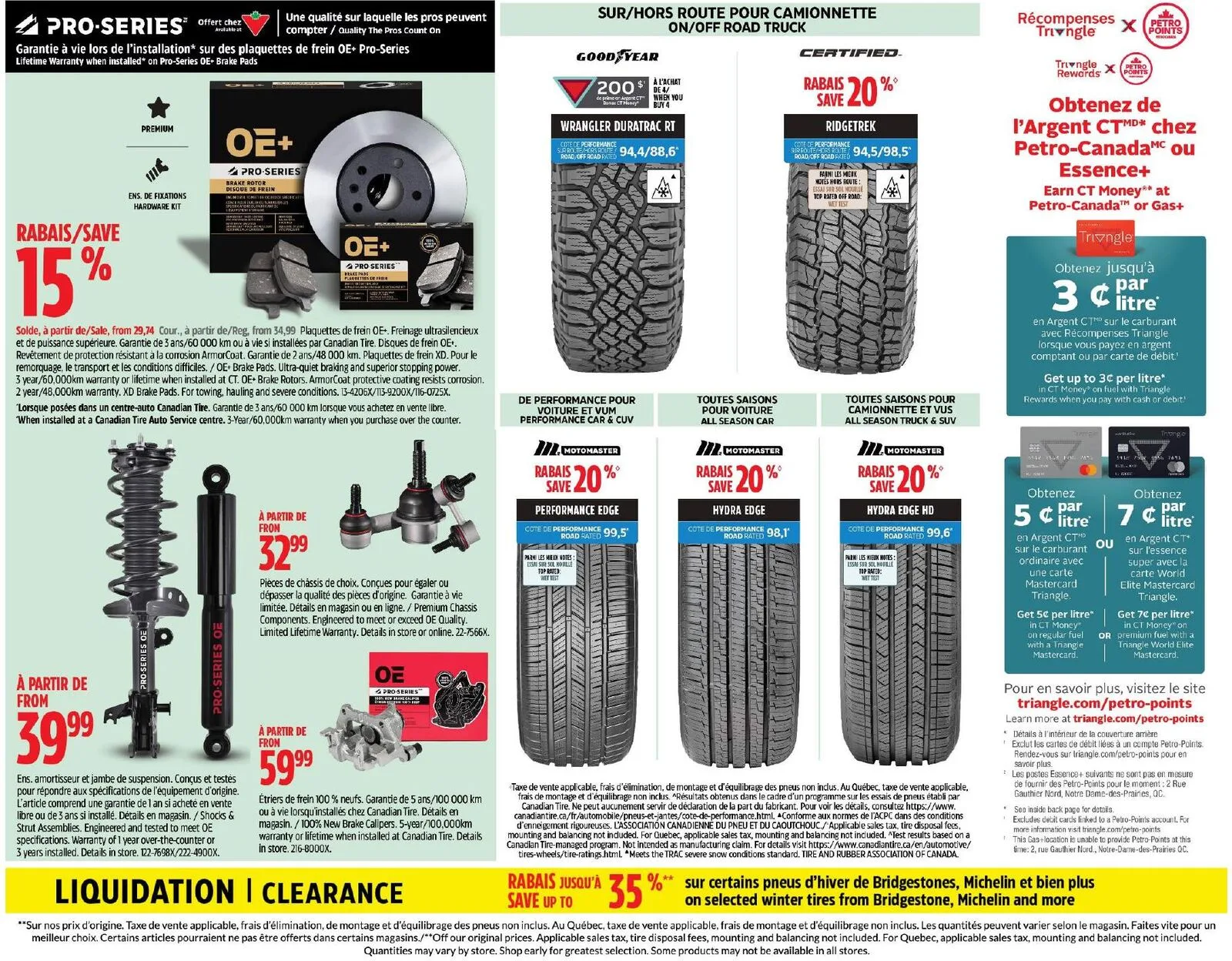 Page 35 de la Circulaire Canadian Tire du 20 au 26 août 2026