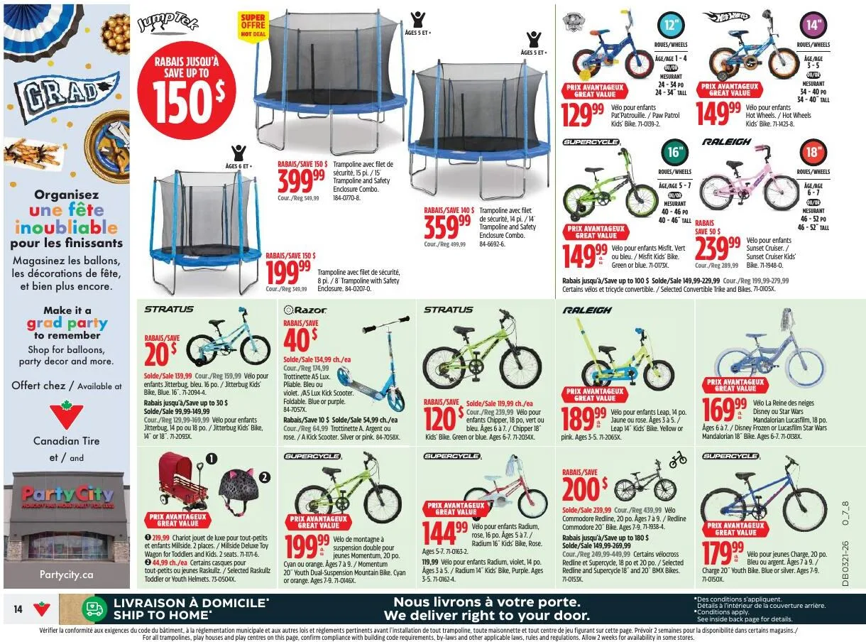 Page 14 de la Circulaire Canadian Tire du 21 au 27 mai 2026