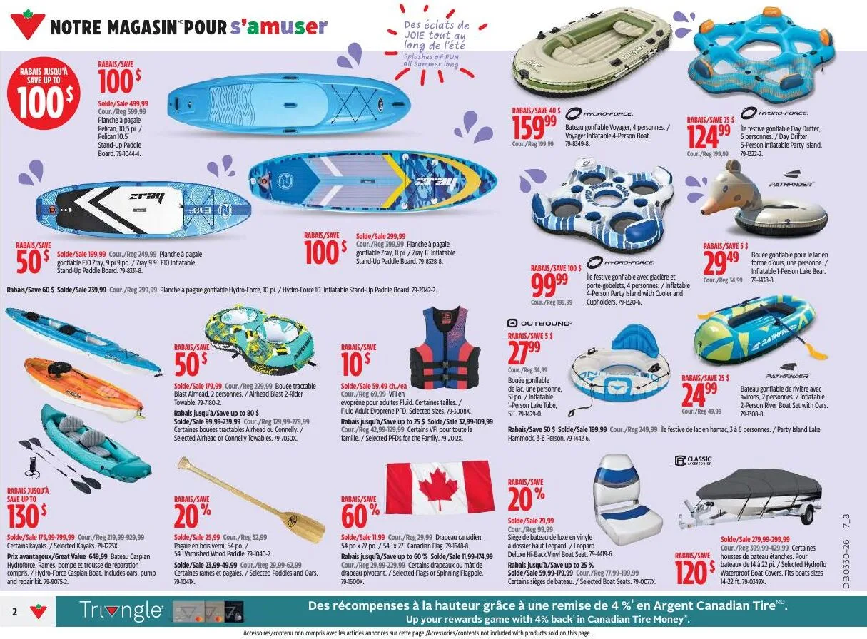 Page 2 de la Circulaire Canadian Tire du 23 au 29 juillet 2026