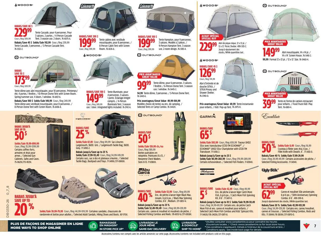 Page 7 de la Circulaire Canadian Tire du 23 au 29 juillet 2026