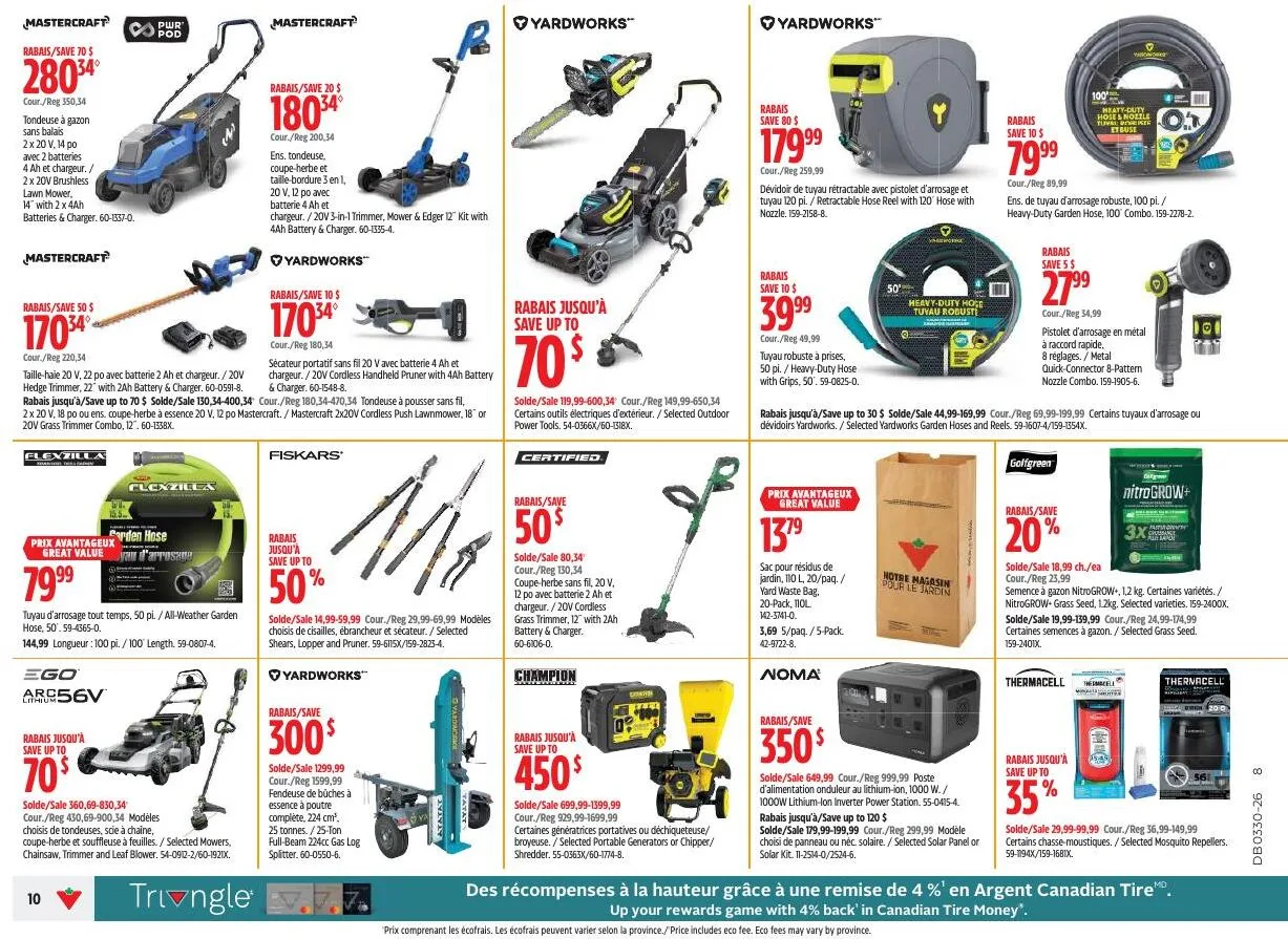 Page 10 de la Circulaire Canadian Tire du 23 au 29 juillet 2026