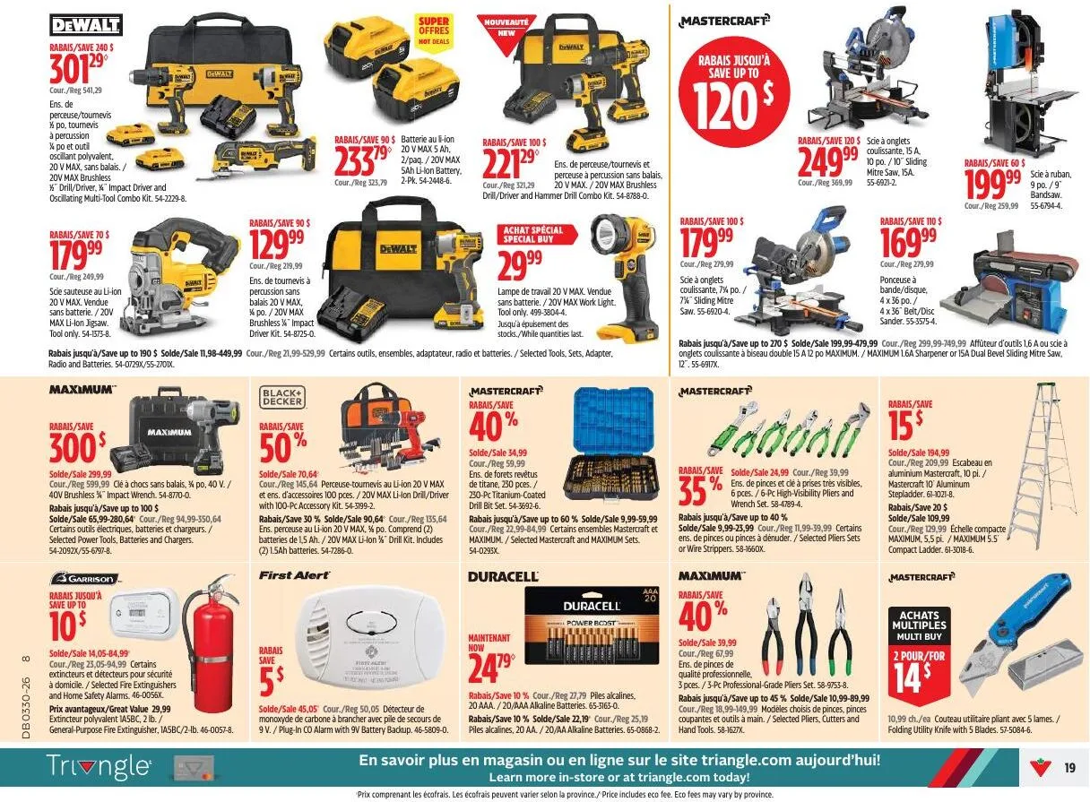 Page 19 de la Circulaire Canadian Tire du 23 au 29 juillet 2026