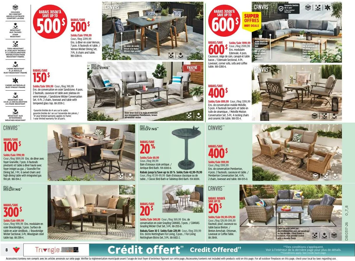 Page 8 de la Circulaire Canadian Tire du 23 au 30 avril 2026