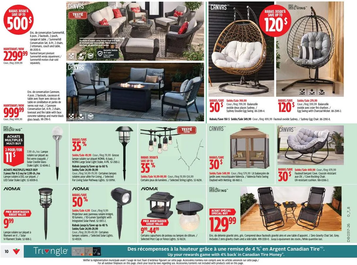 Page 10 de la Circulaire Canadian Tire du 23 au 30 avril 2026